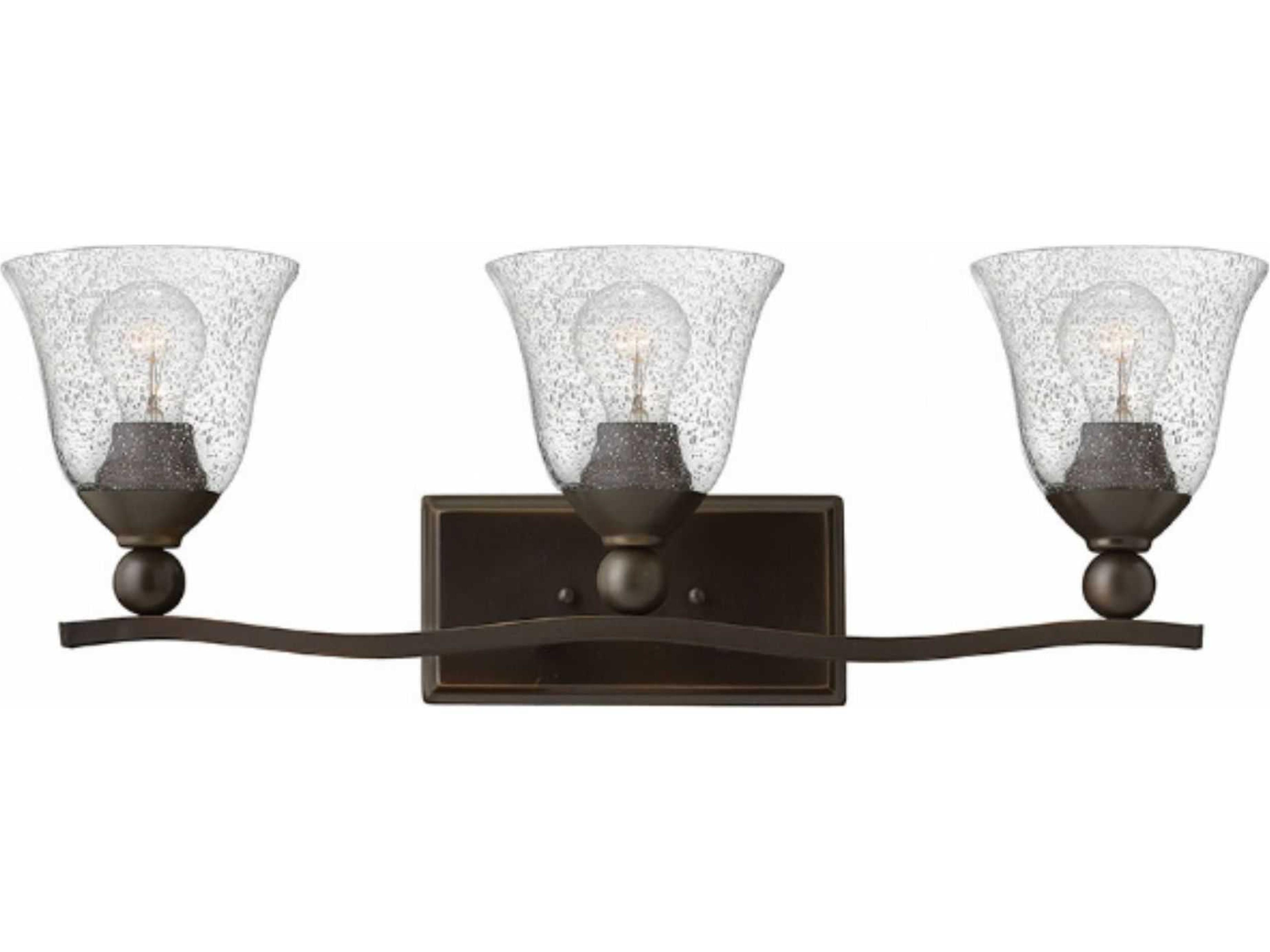Bolla Olde Bronze Glass Vanity Light