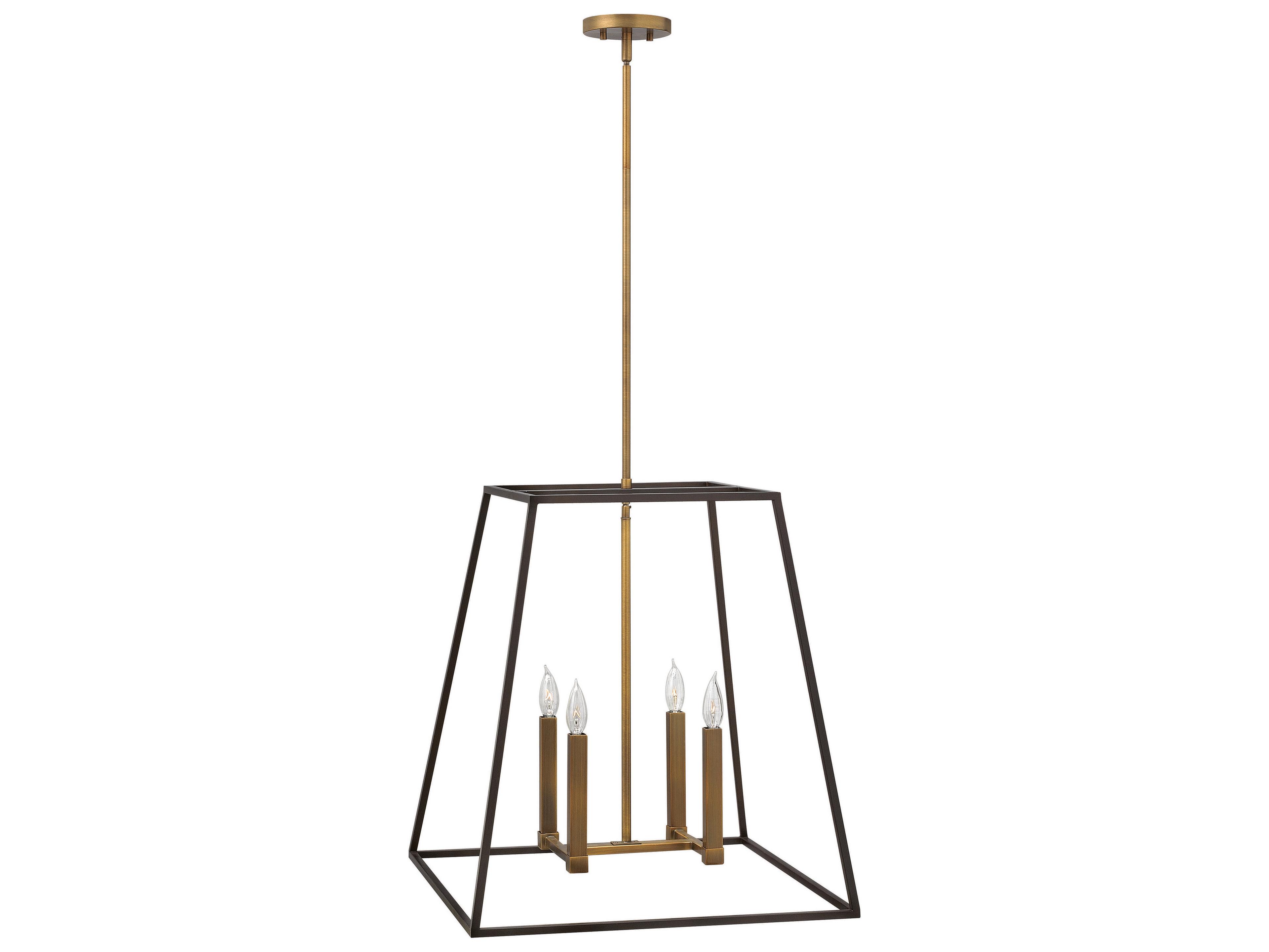 Fulton 4-Light Bronze Candelabra Chandelier