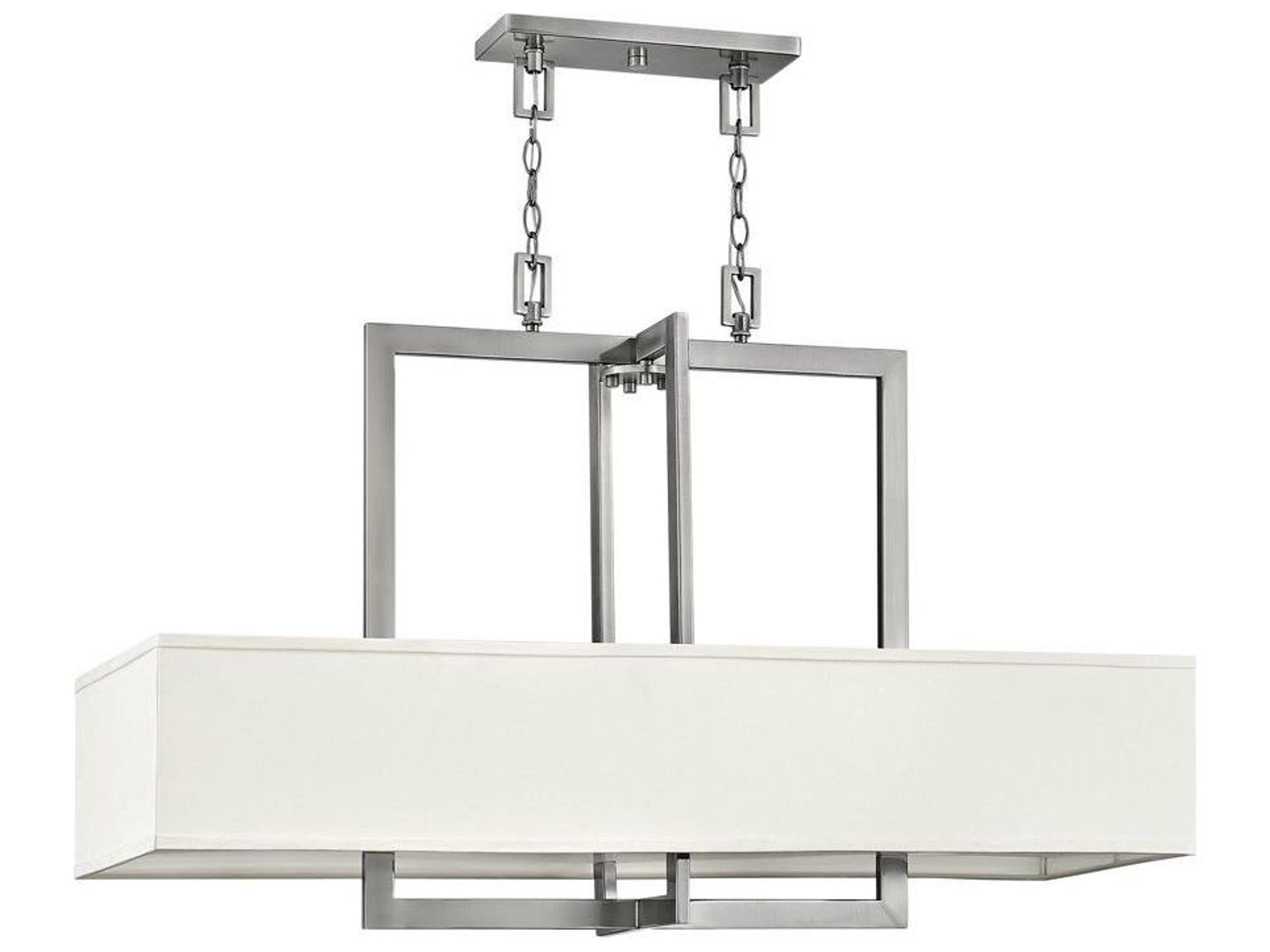 Hampton 4-Light Antique Nickel Island Pendant