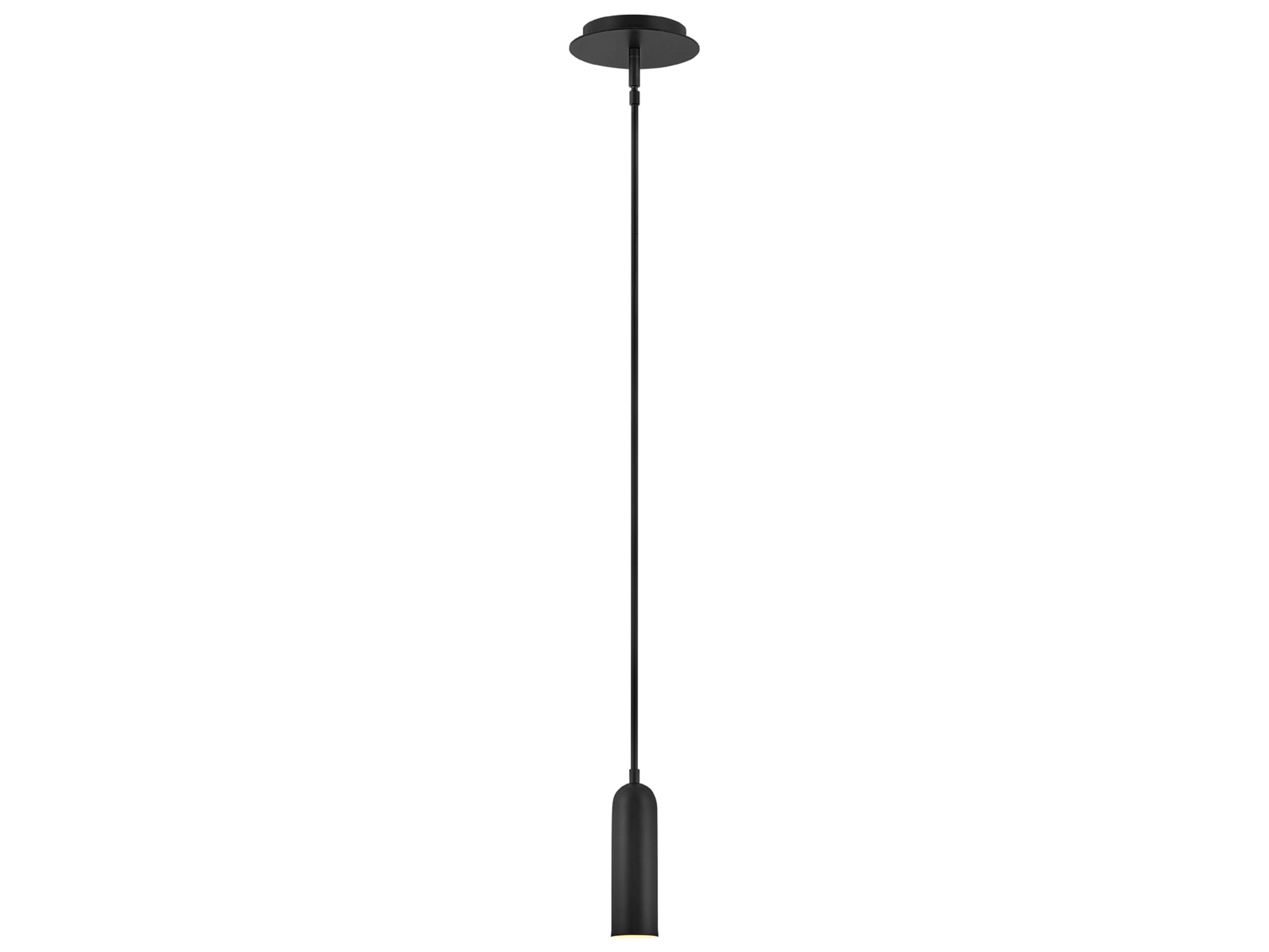 Hinkley Dax 1-Light Black LED Cylinder Mini Pendant