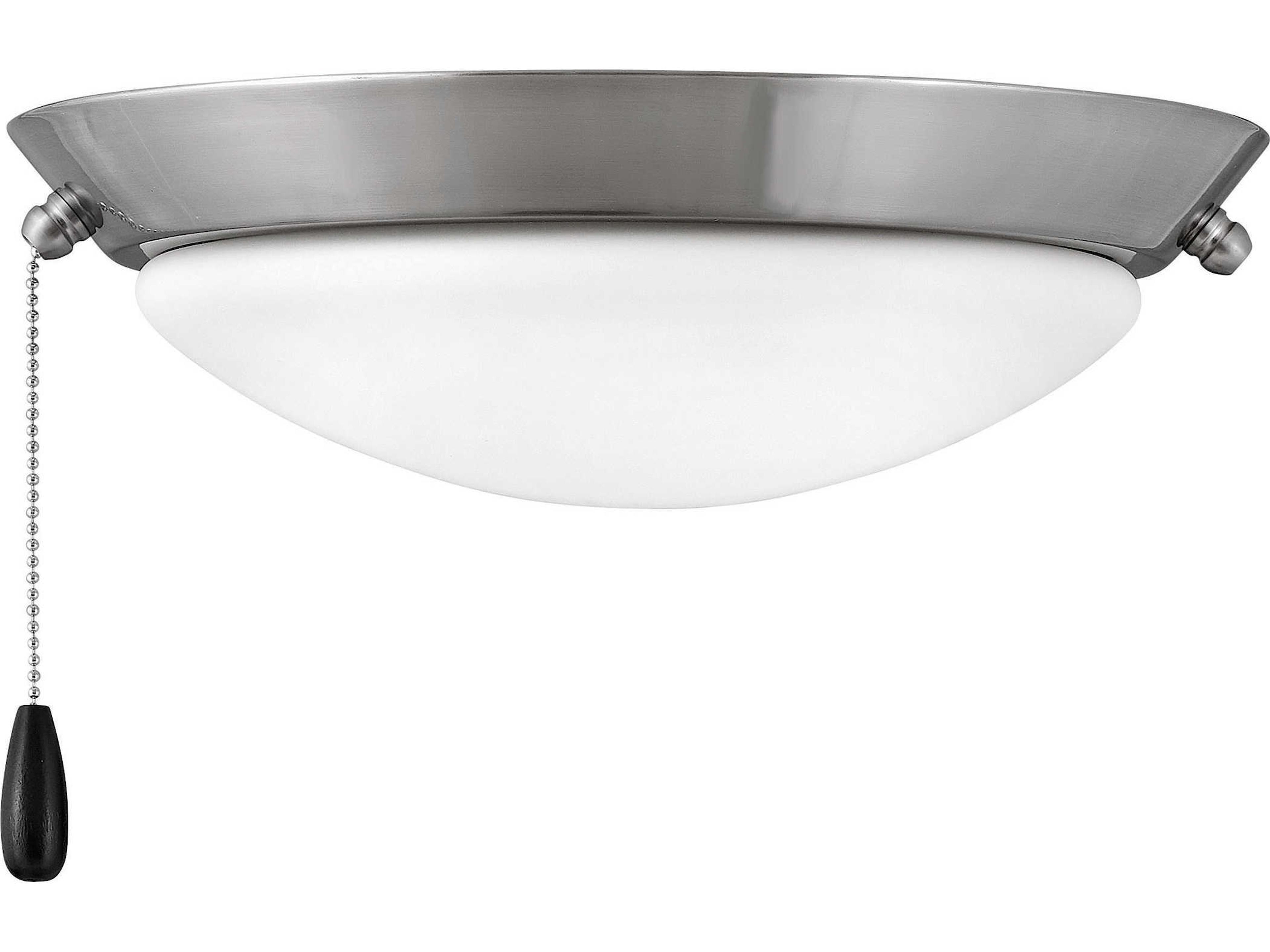 Brushed Nickel Low Profile Light Kit