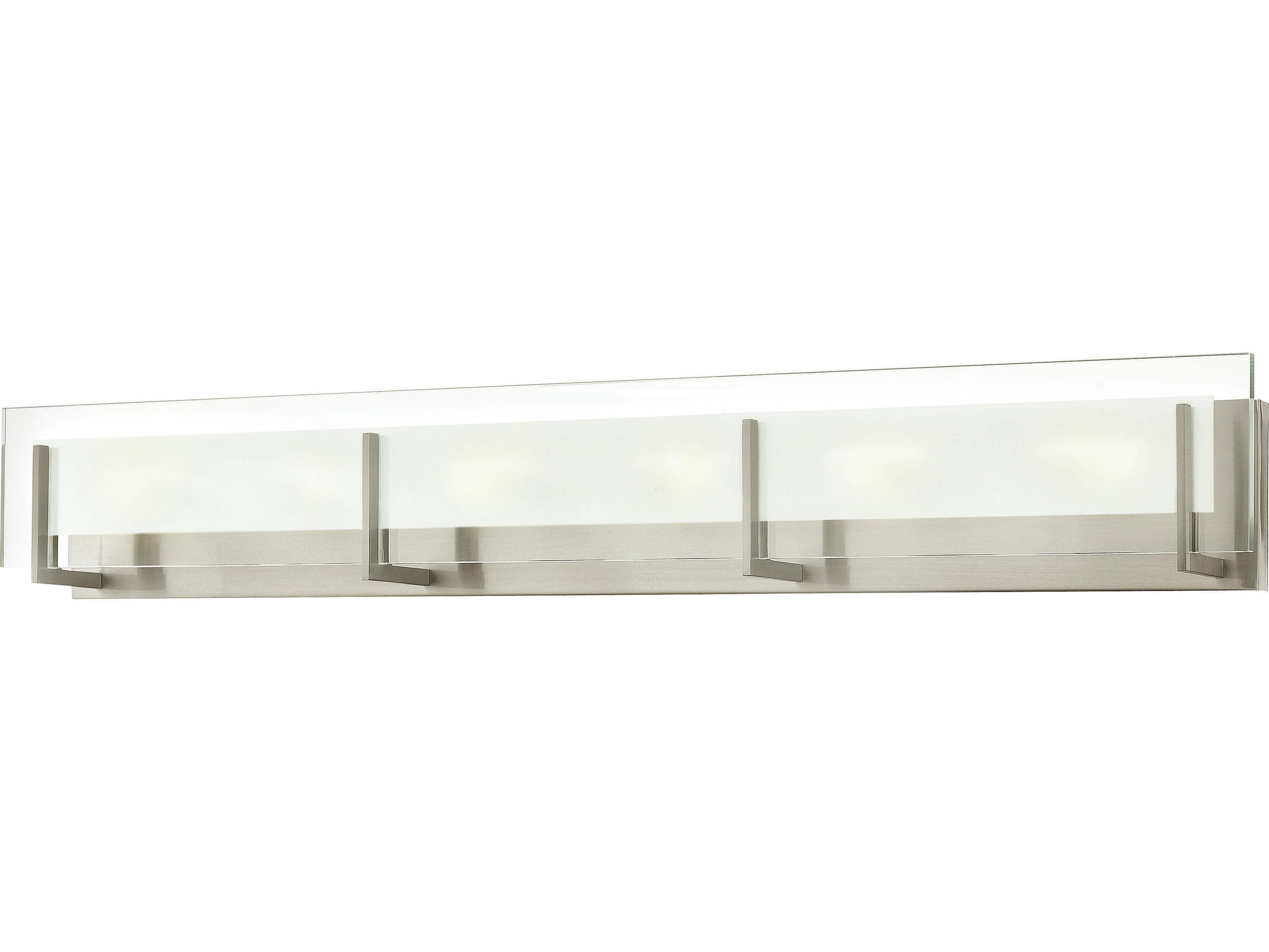 Latitude Six Light Bath Vanity in Brushed Nickel