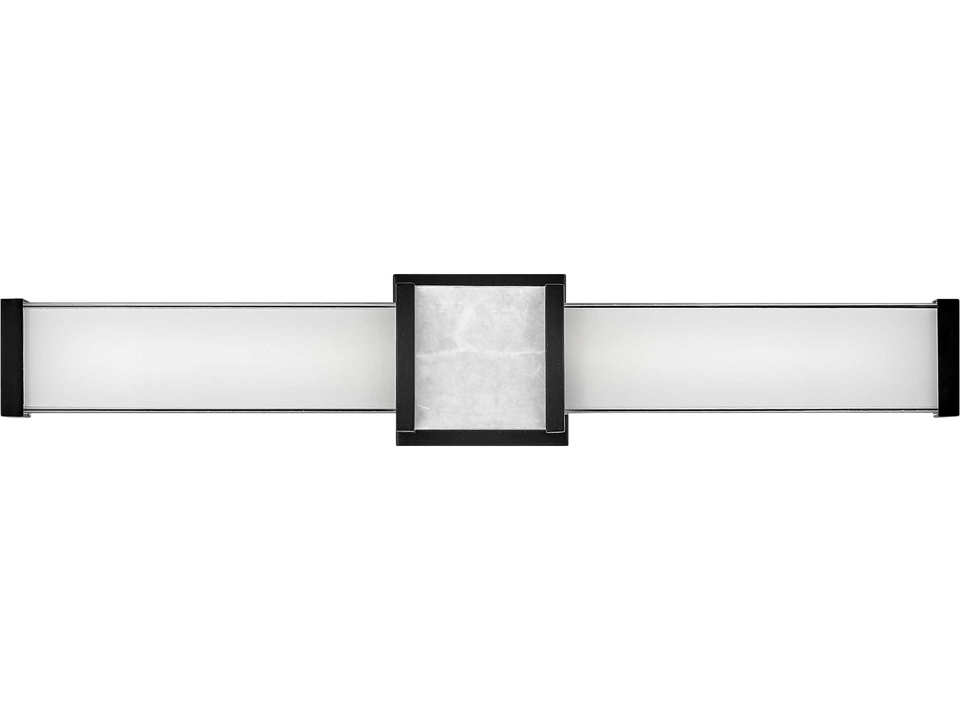 Pietra Black Glass LED Vanity Light