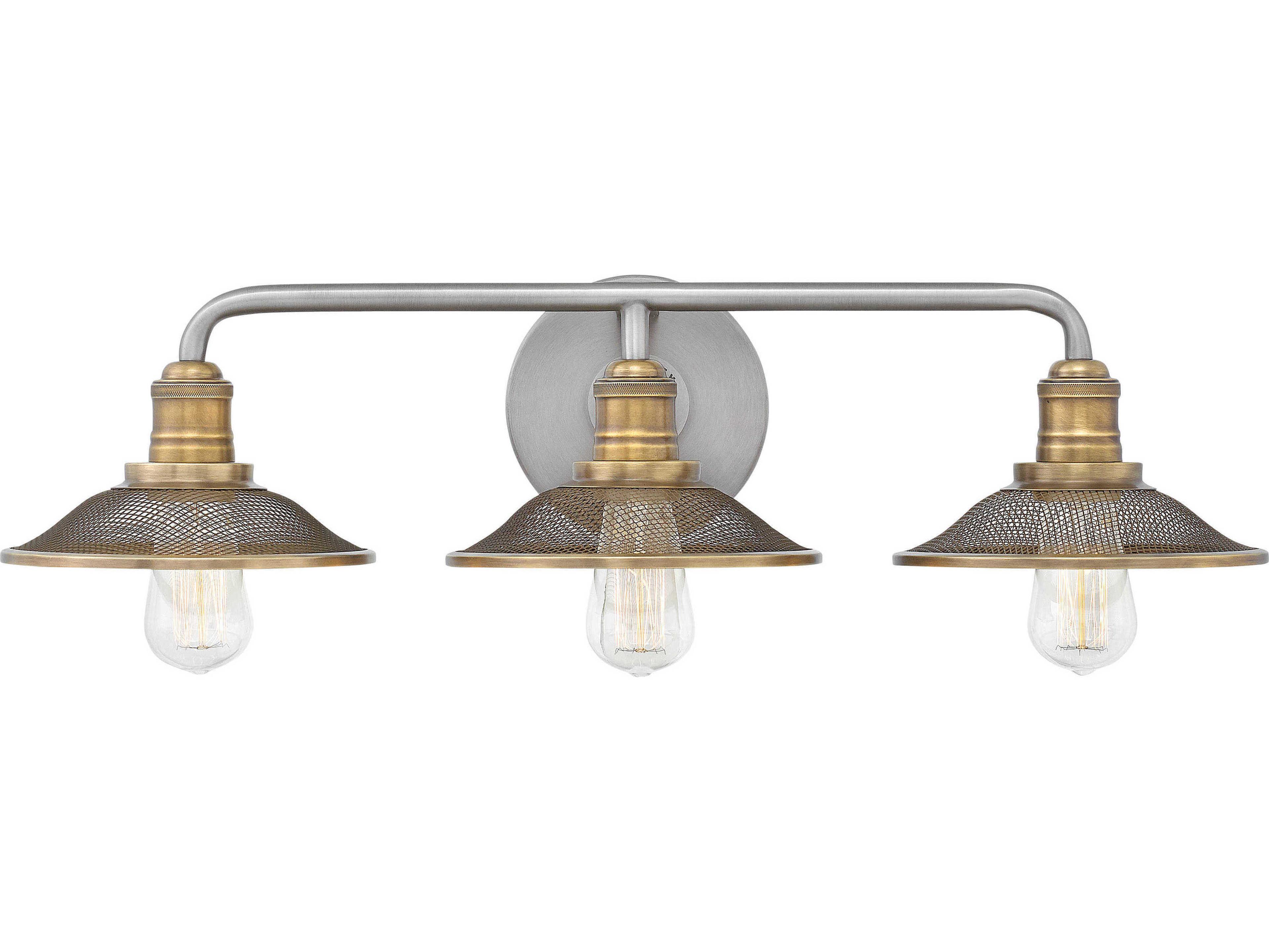 Rigby 3-Light Antique Nickel Vanity Light