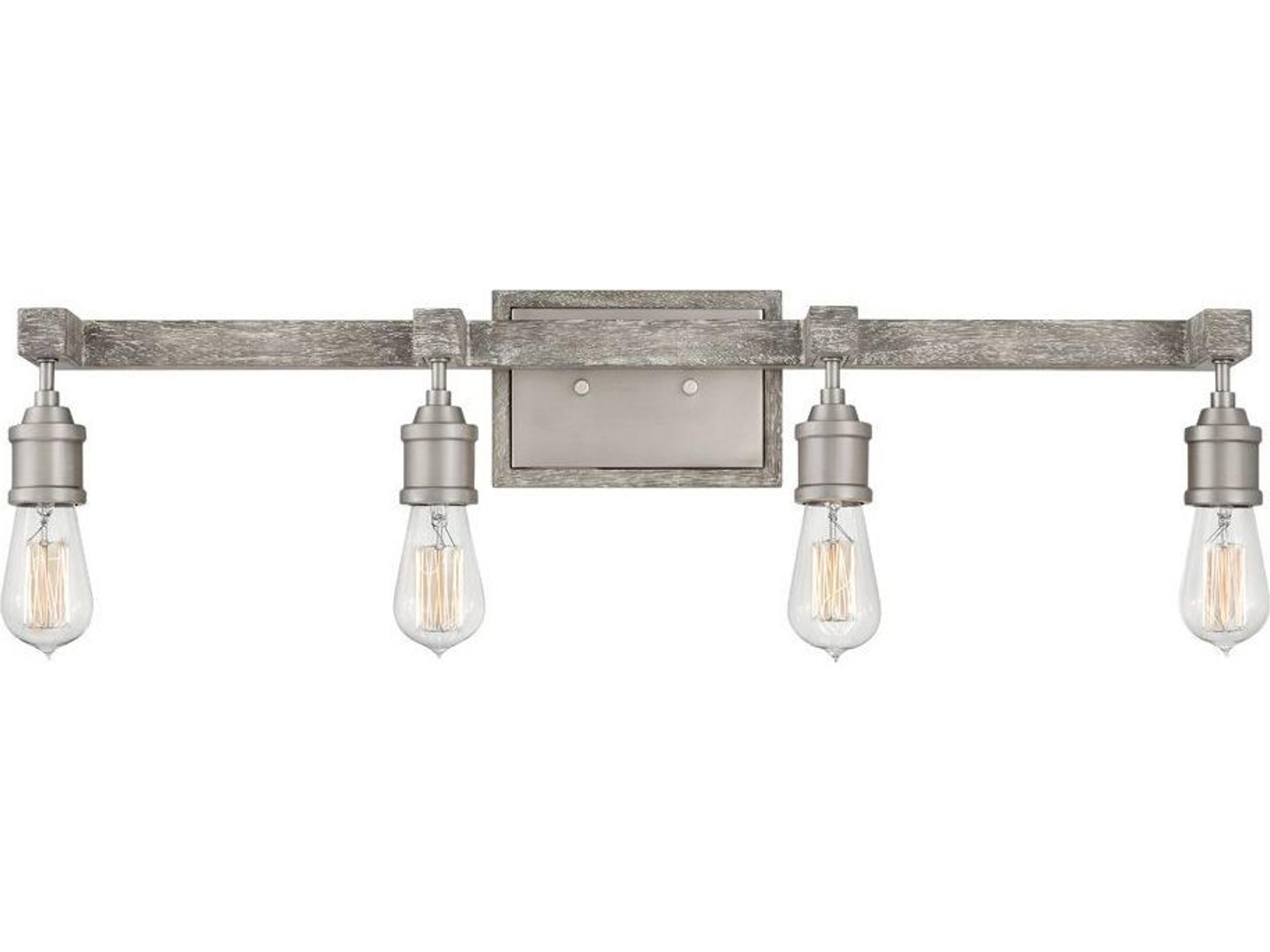 Denton 4-Light Pewter Vanity Light