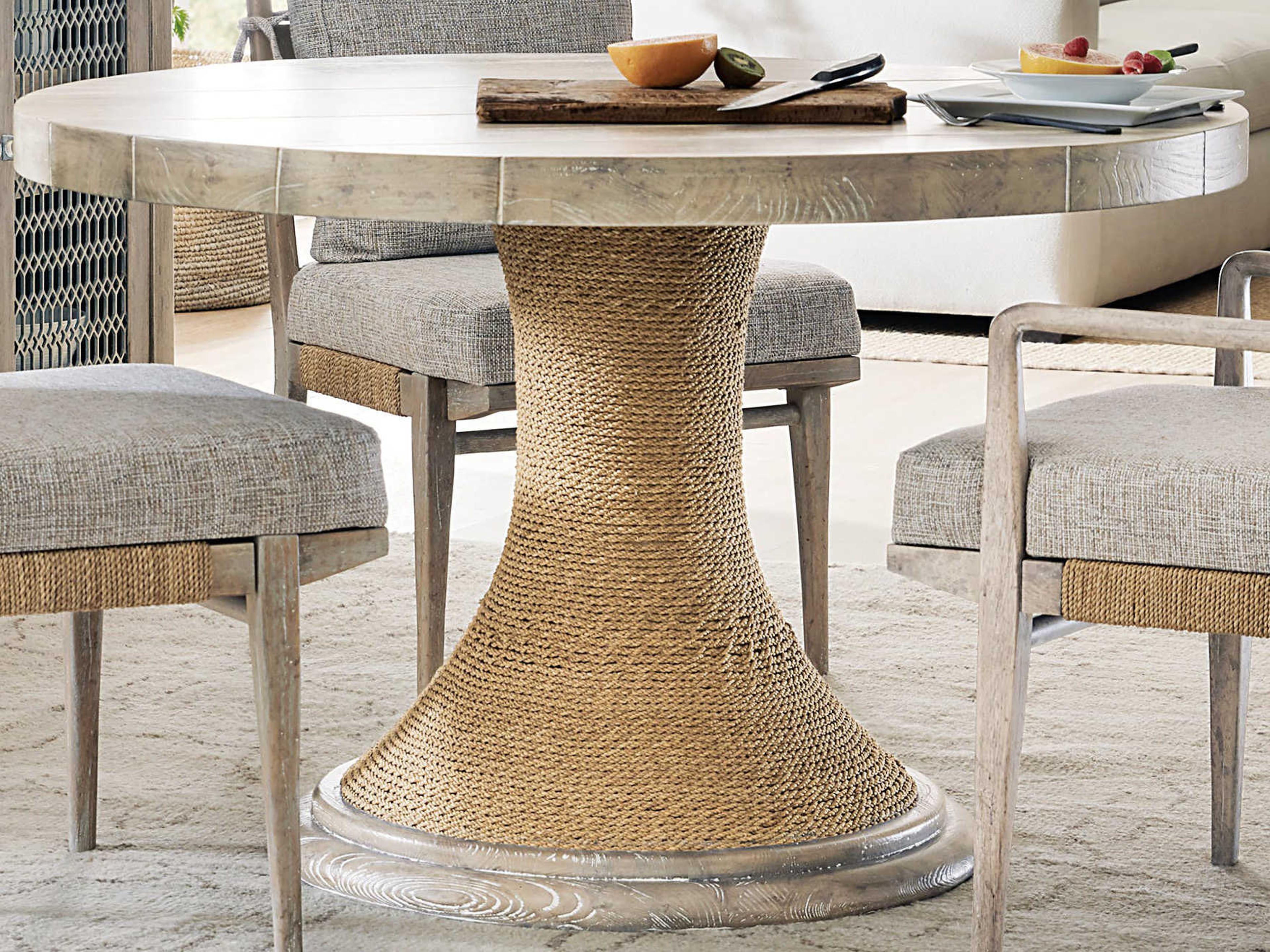 Luxecor Heritage Round Light Wood Dining Table