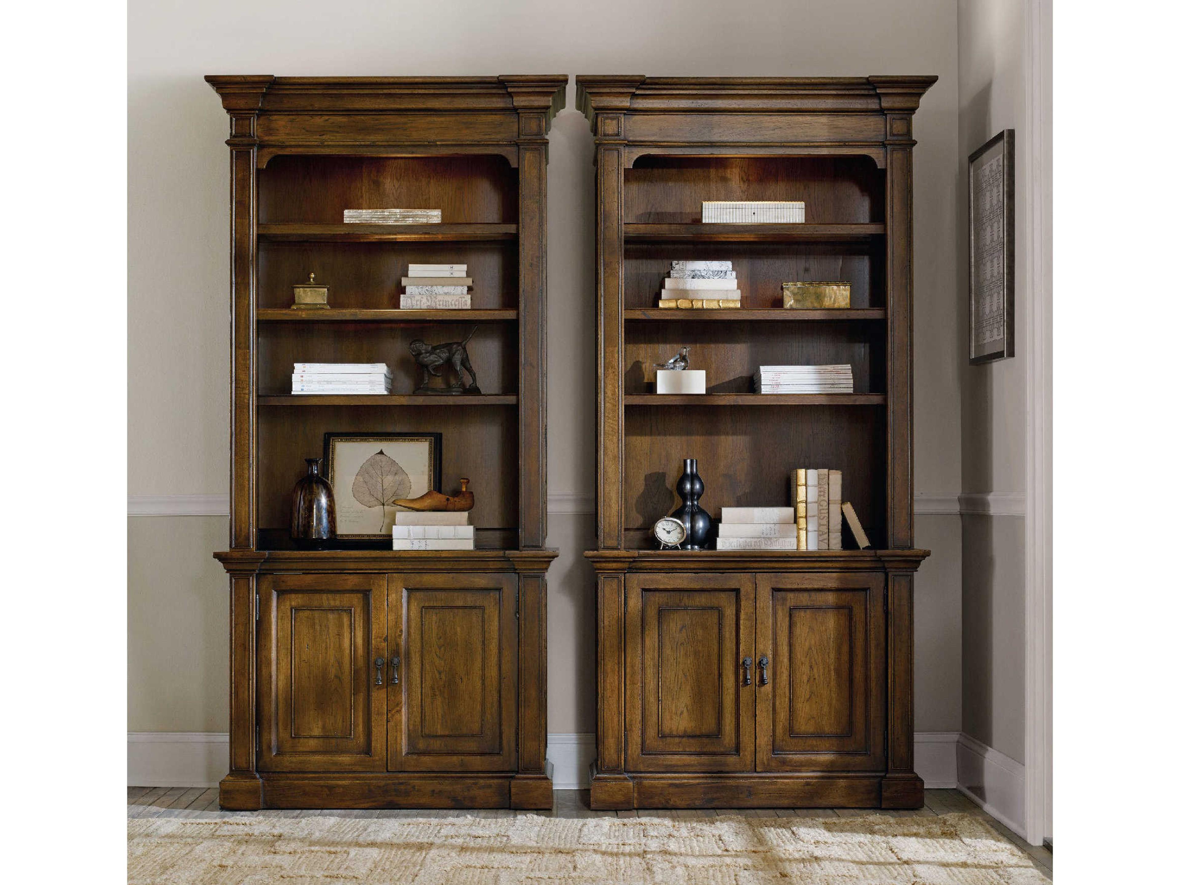 Luxecor Heritage Dark Wood Bookcase