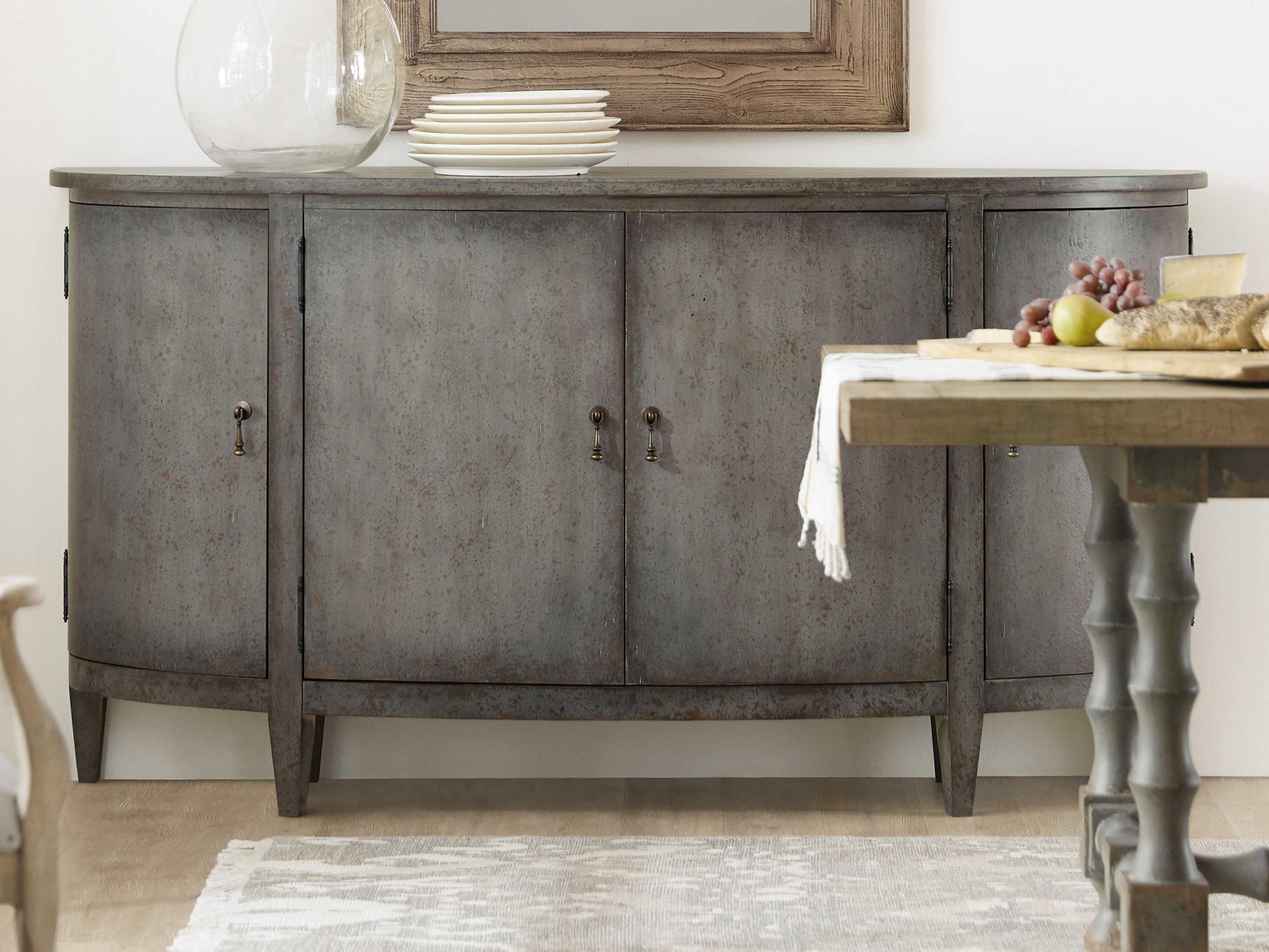 Luxecor Heritage 72" Hardwood Gray Sideboard