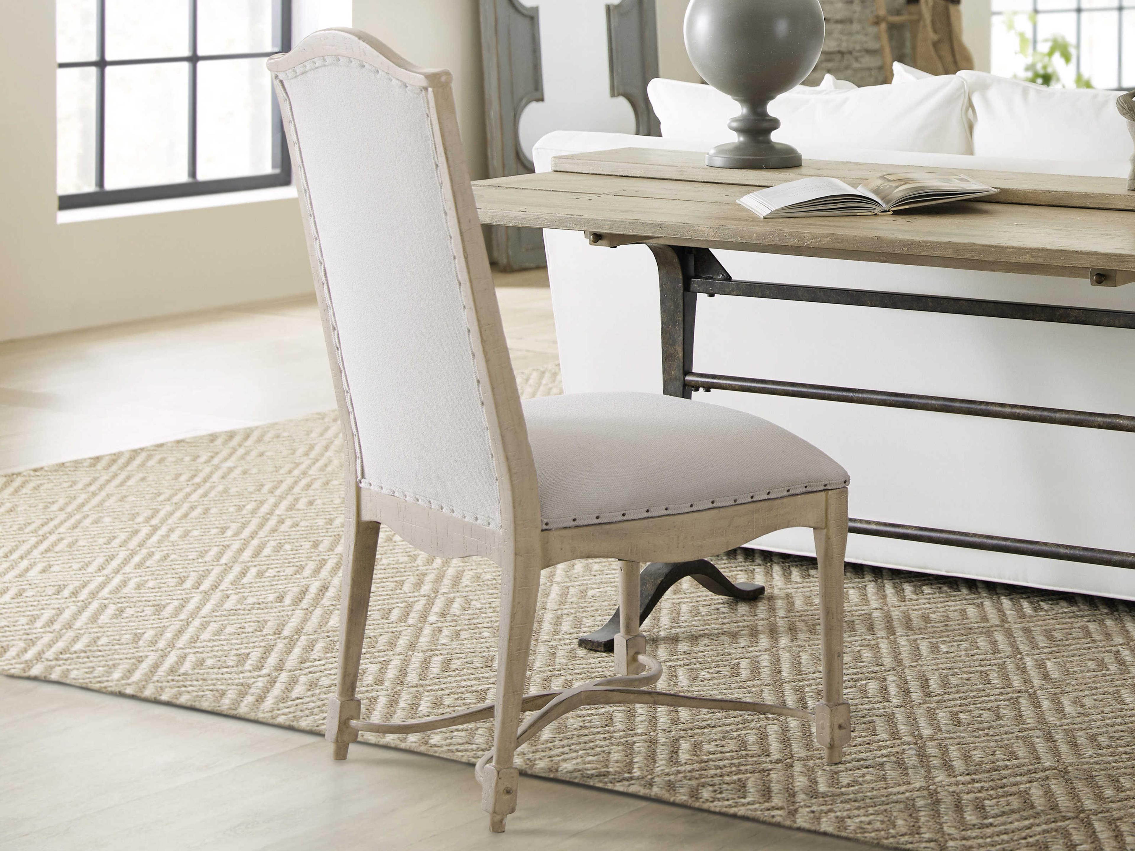 Luxecor Heritage Beige Upholstered Side Dining Chair