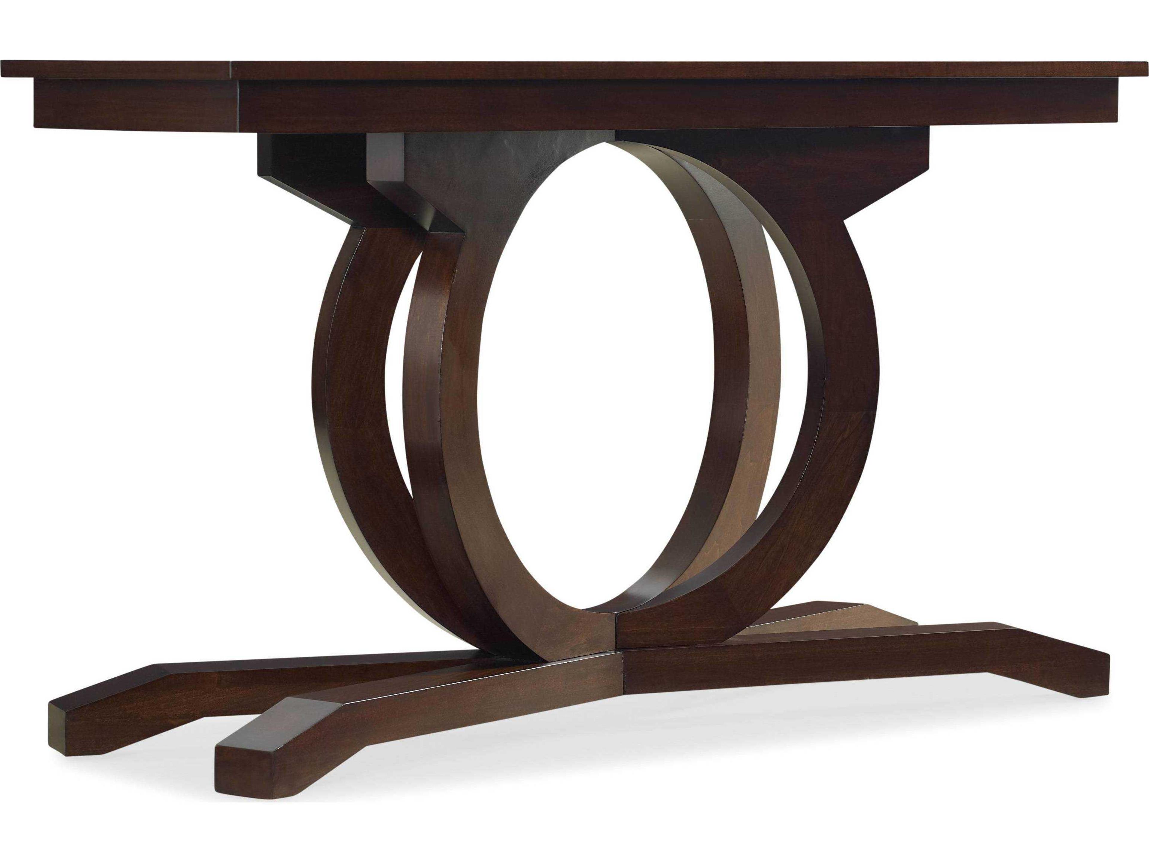 Heritage Rectangular Dark Wood Console Table