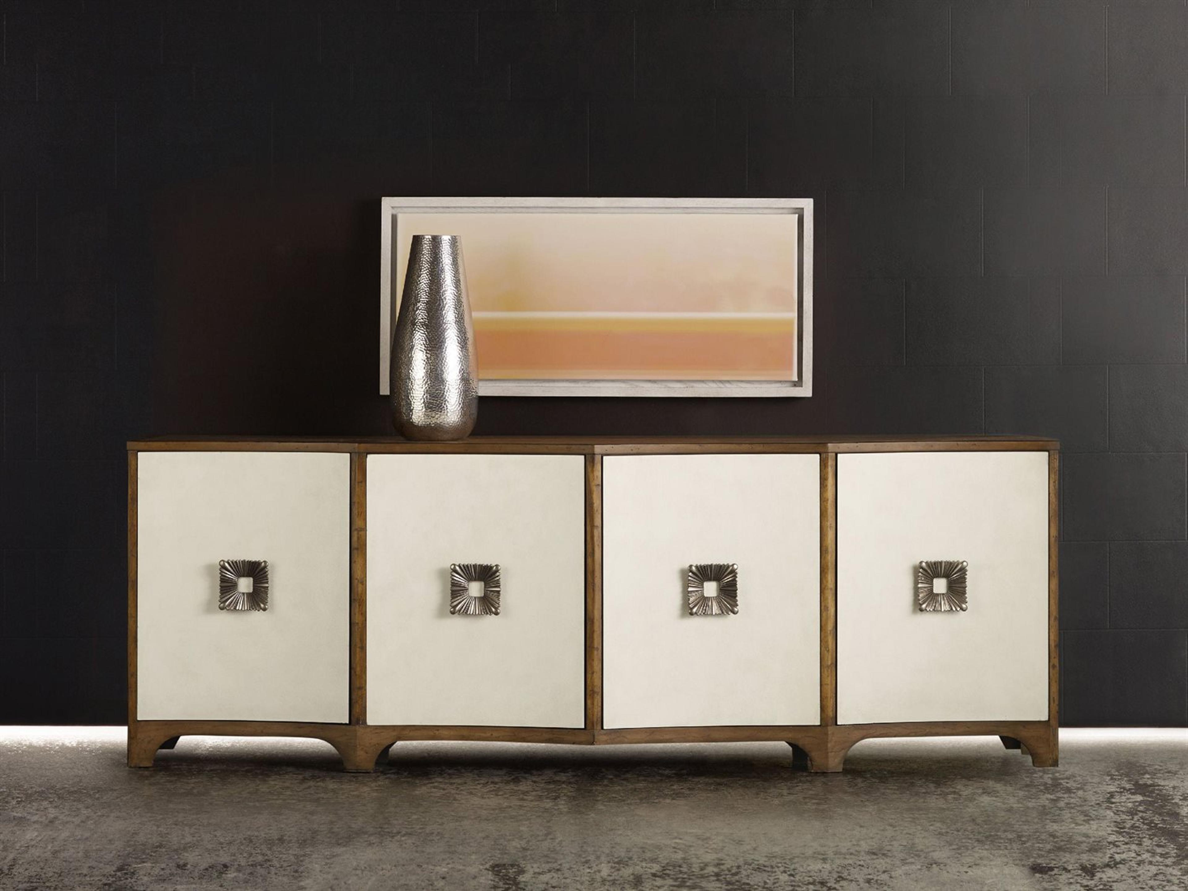 Hooker Furniture Melange 92" Hardwood White Credenza Sideboard