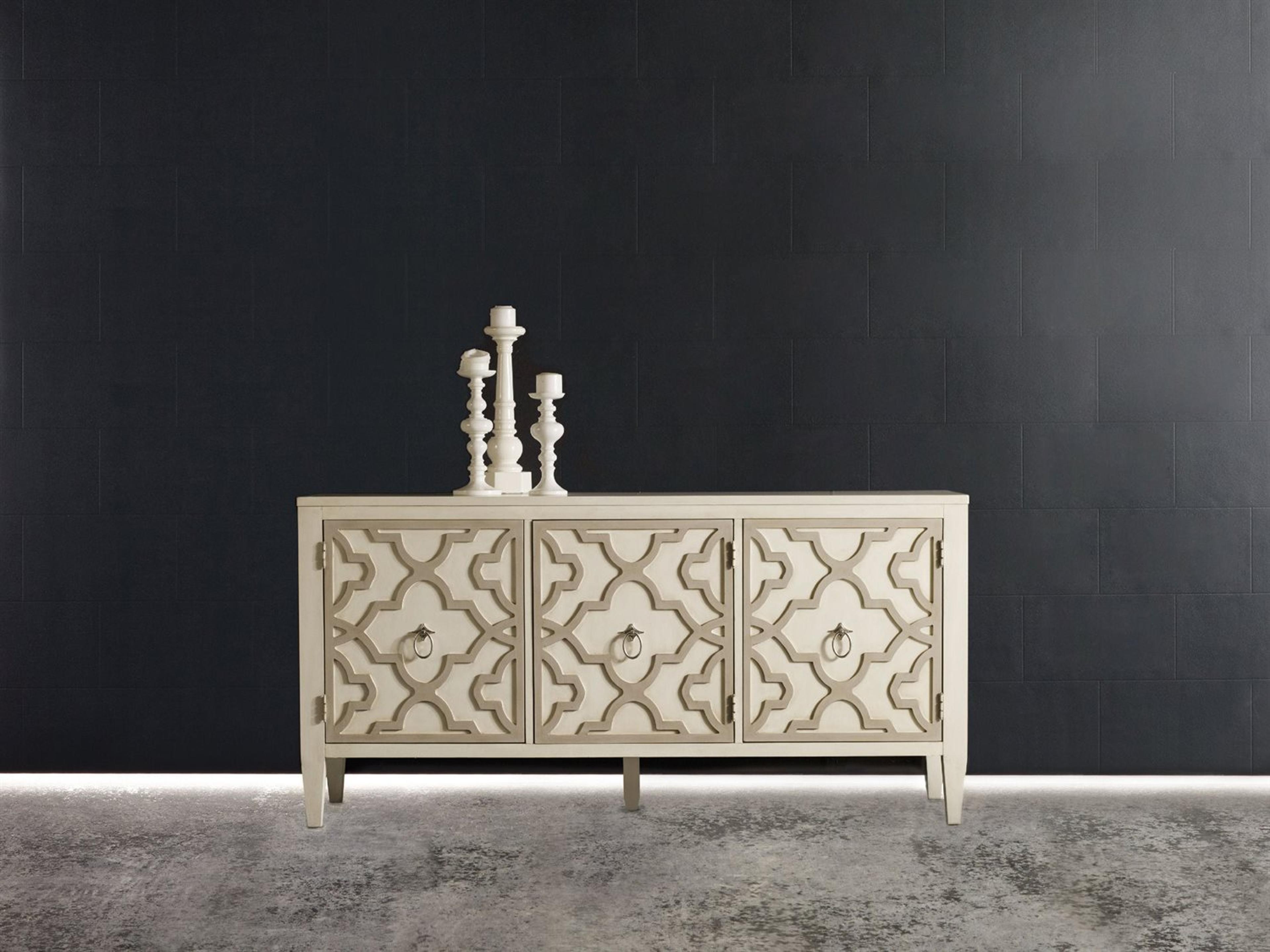 Luxecor Heritage Miranda 72" Hardwood White Credenza Sideboard