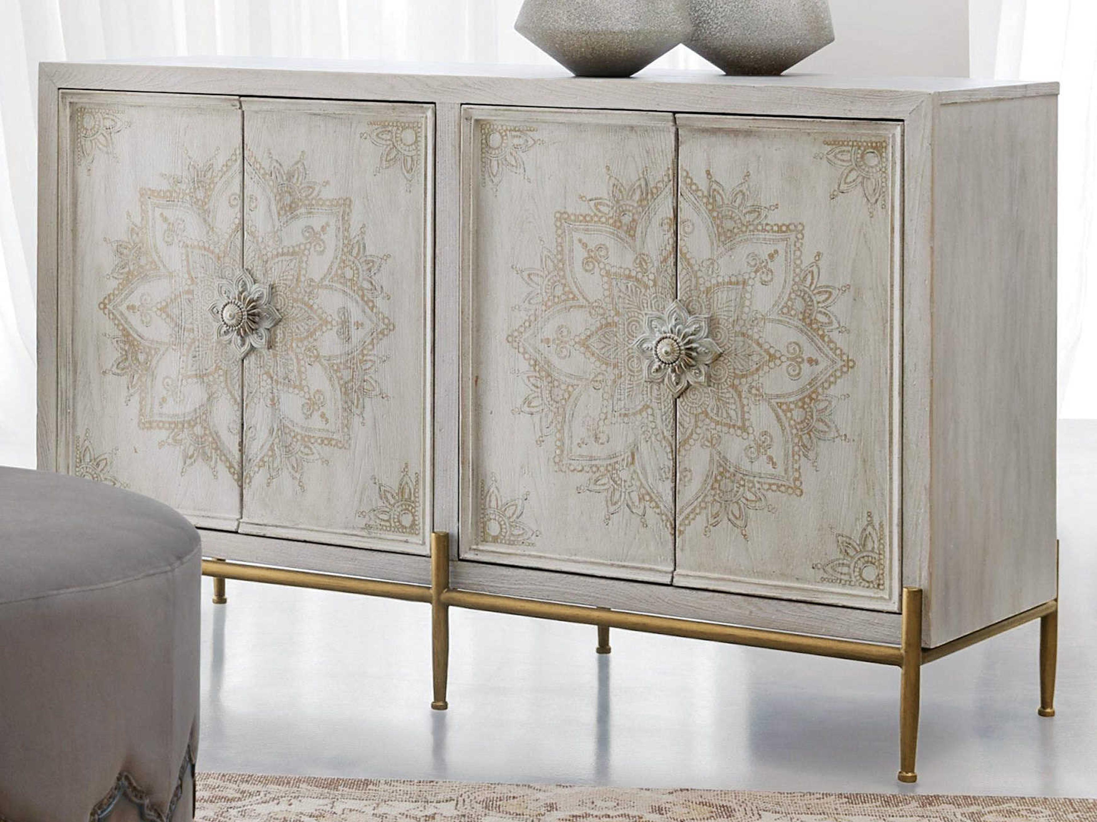 Luxecor Heritage Delilah 58" Hardwood White Sideboard