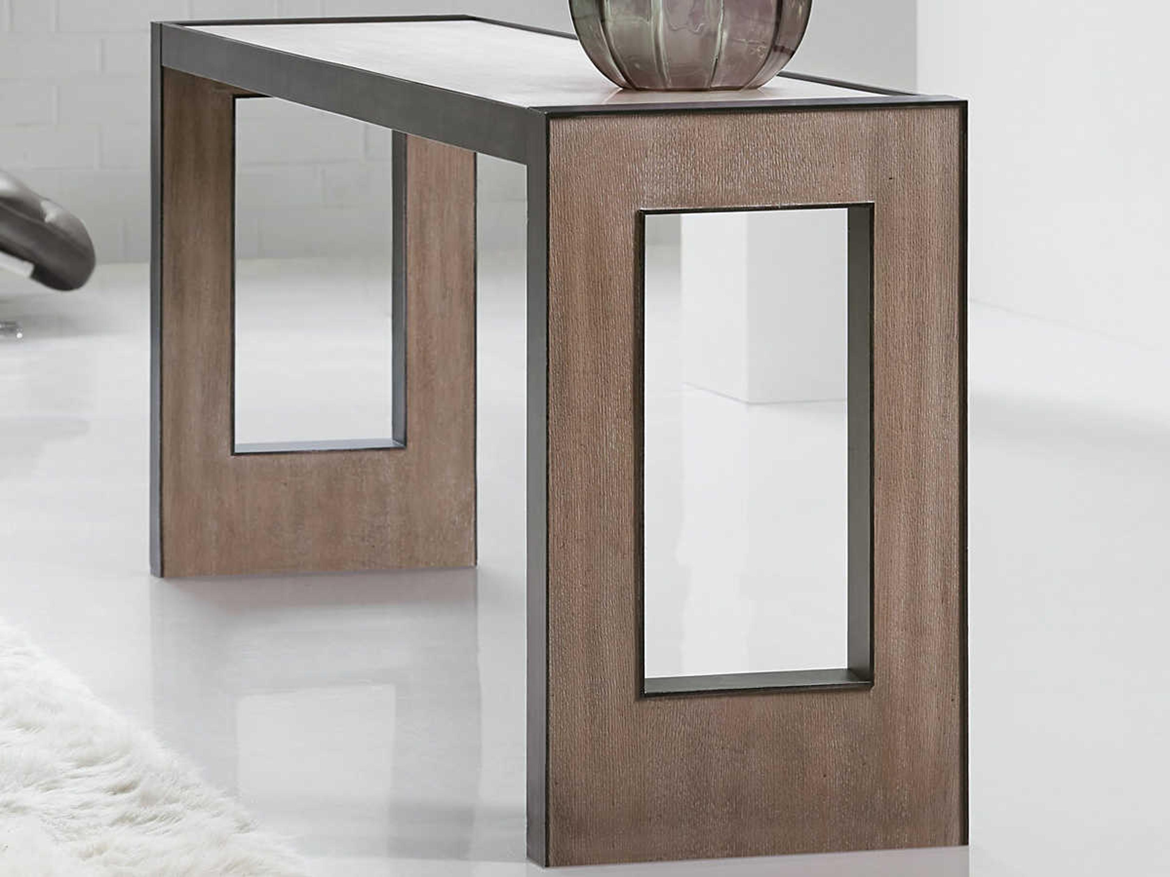 Luxecor Heritage Joni Rectangular Light Wood Console Table
