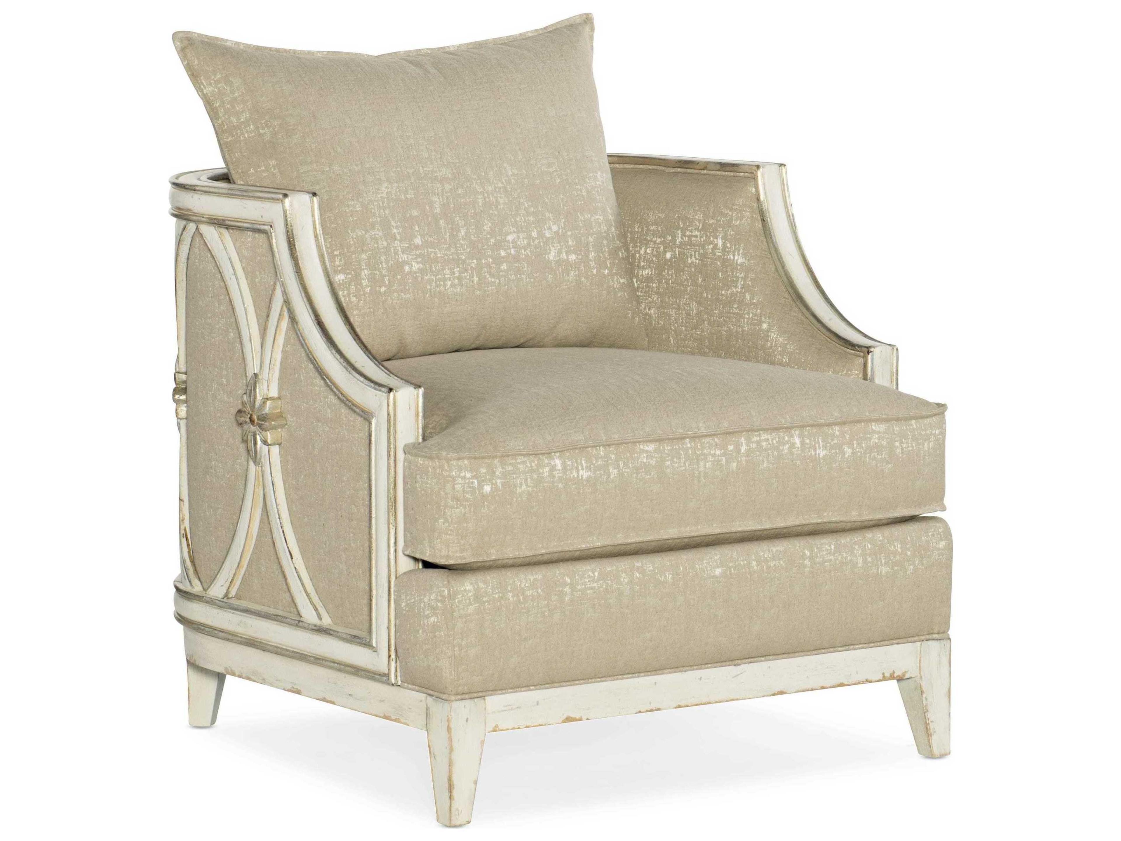 Heritage Mariette Beige Fabric Accent Chair