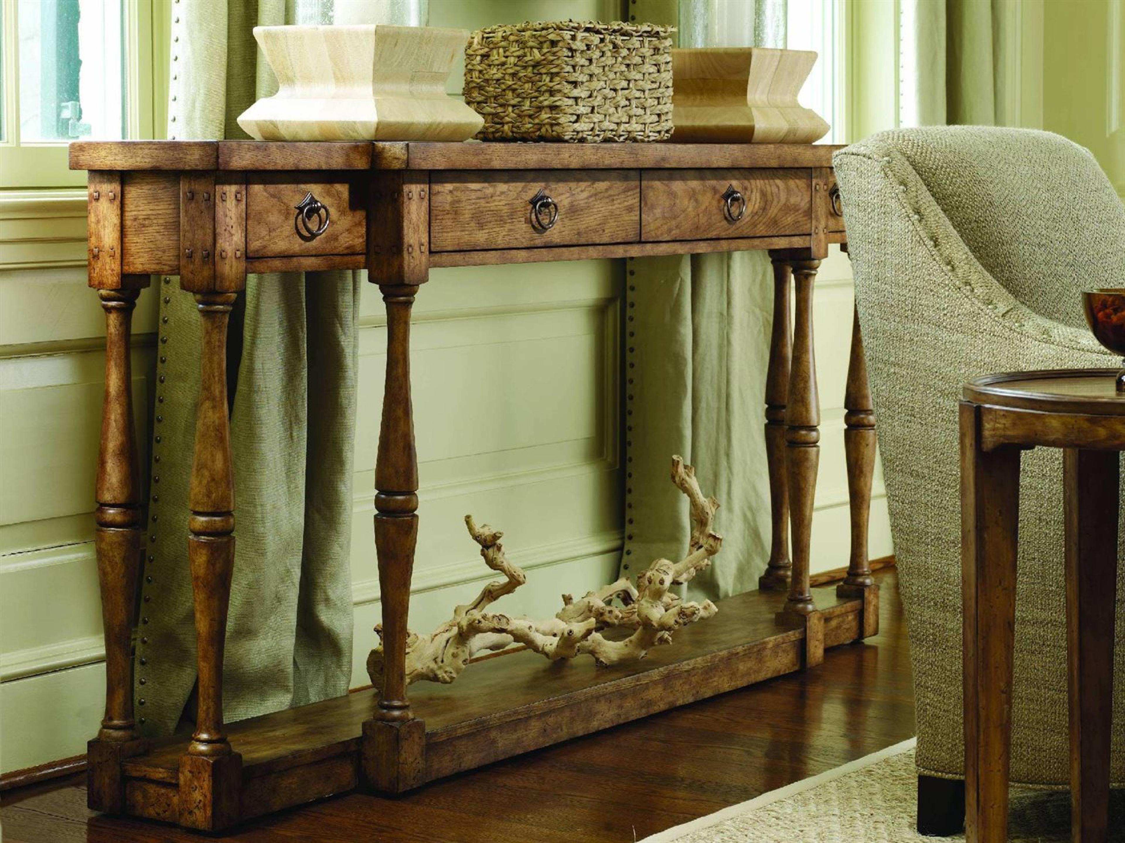 Hooker Furniture Sanctuary Rectangular Wood Console Table
