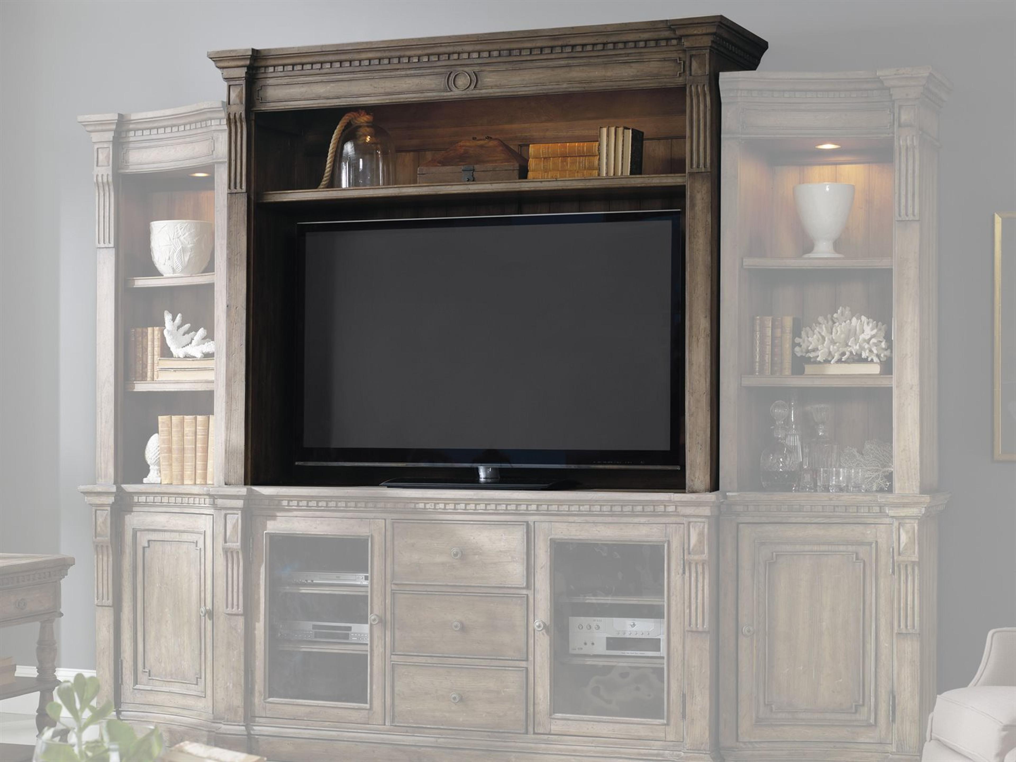 Hooker Furniture Sorella Light Wood Entertainment Console Hutch