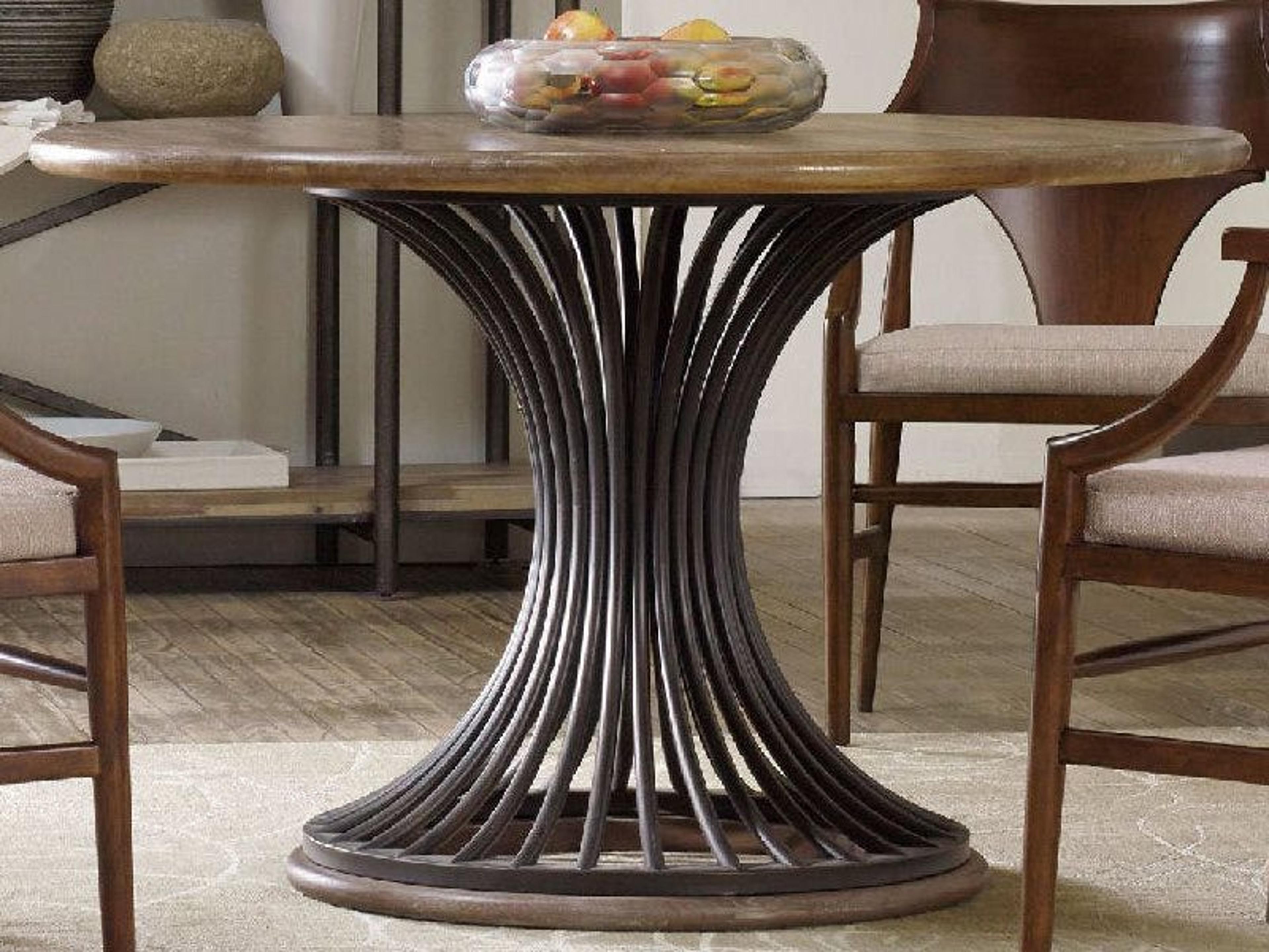 Luxecor Heritage Round Wood Dining Table