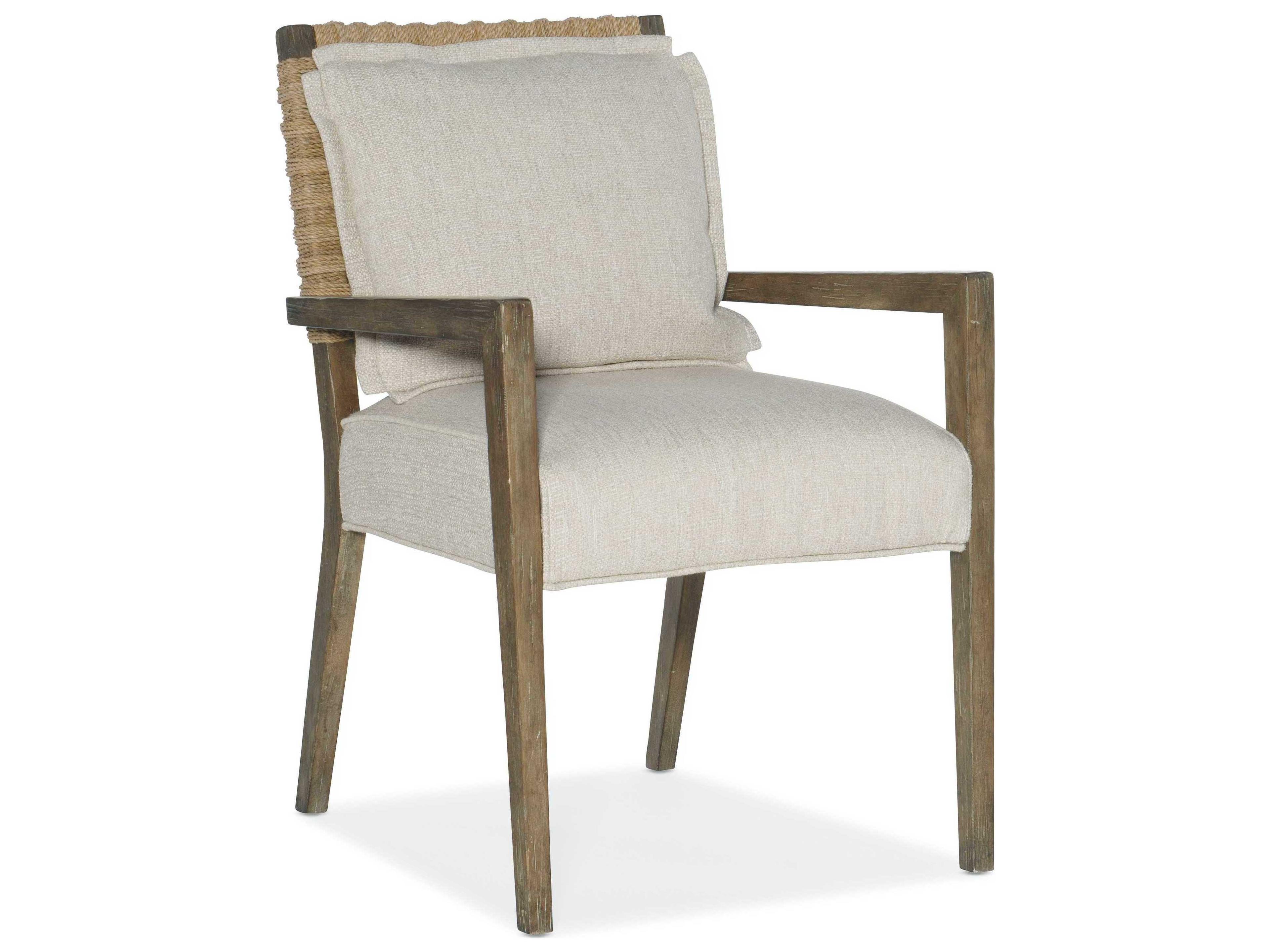 Sundance Beige Upholstered Arm Dining Chair