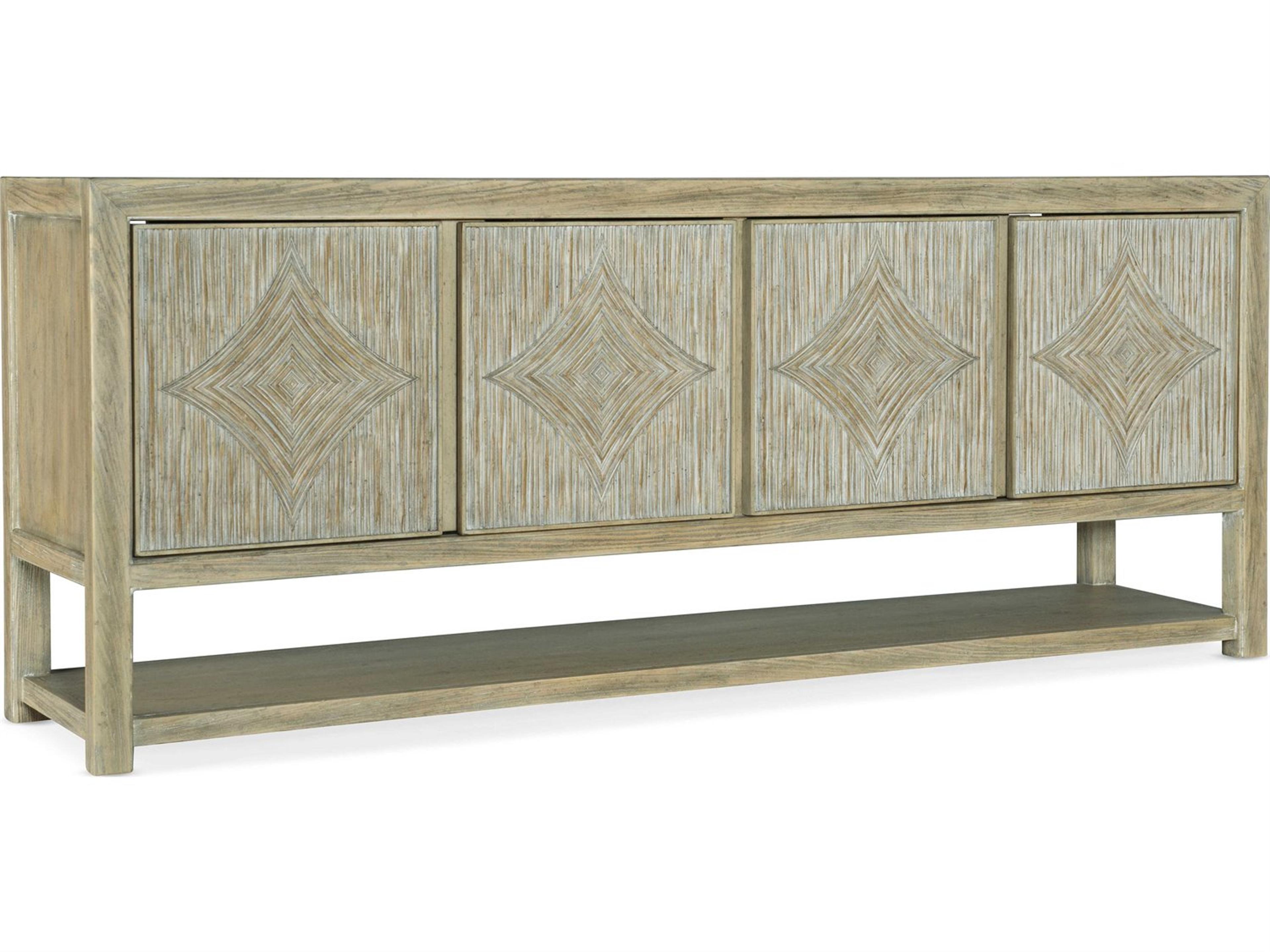 Surfrider 80" Solid Wood Driftwood Media Console