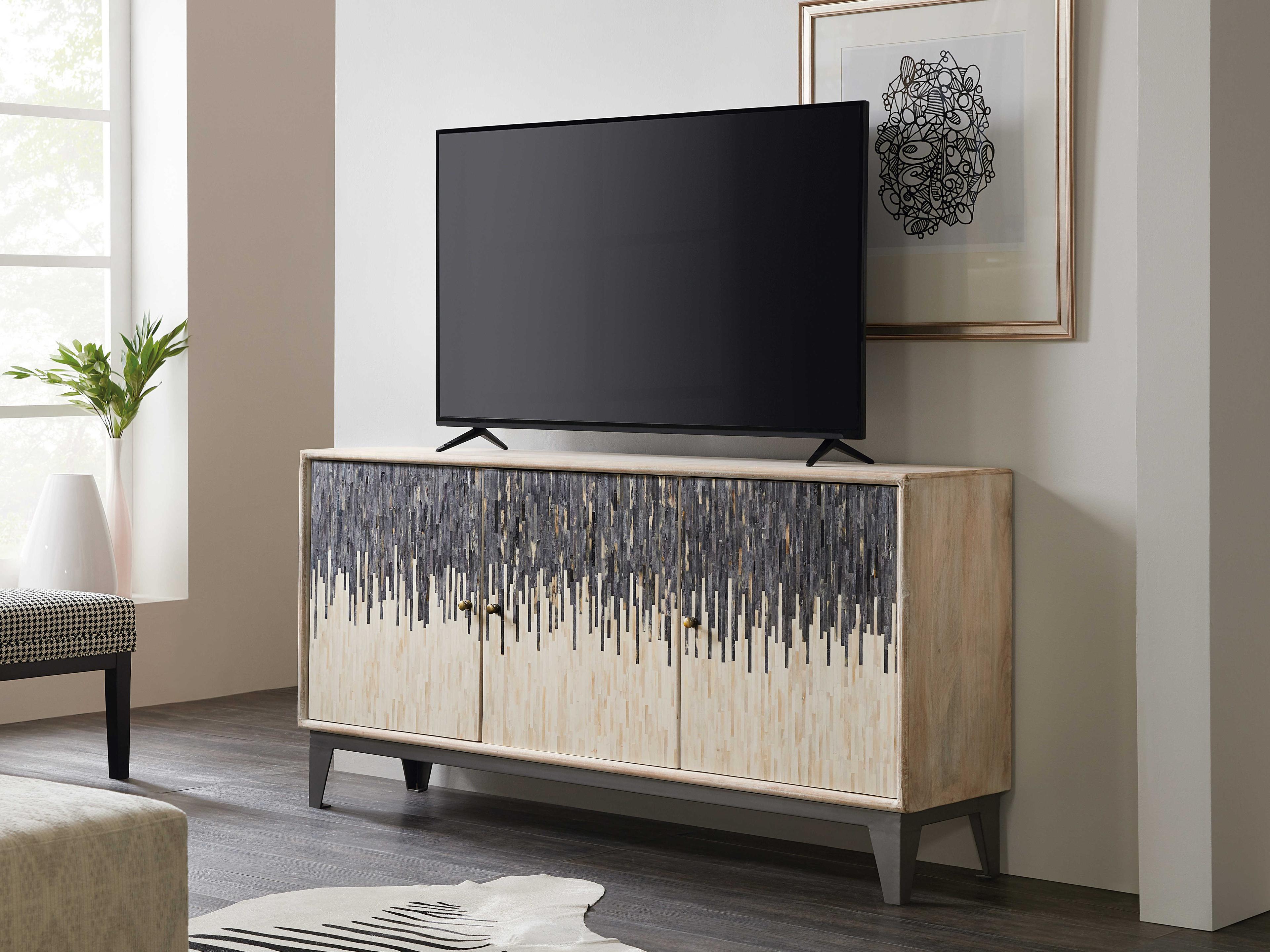 Luxecor 69" Mango Wood Light Media Console