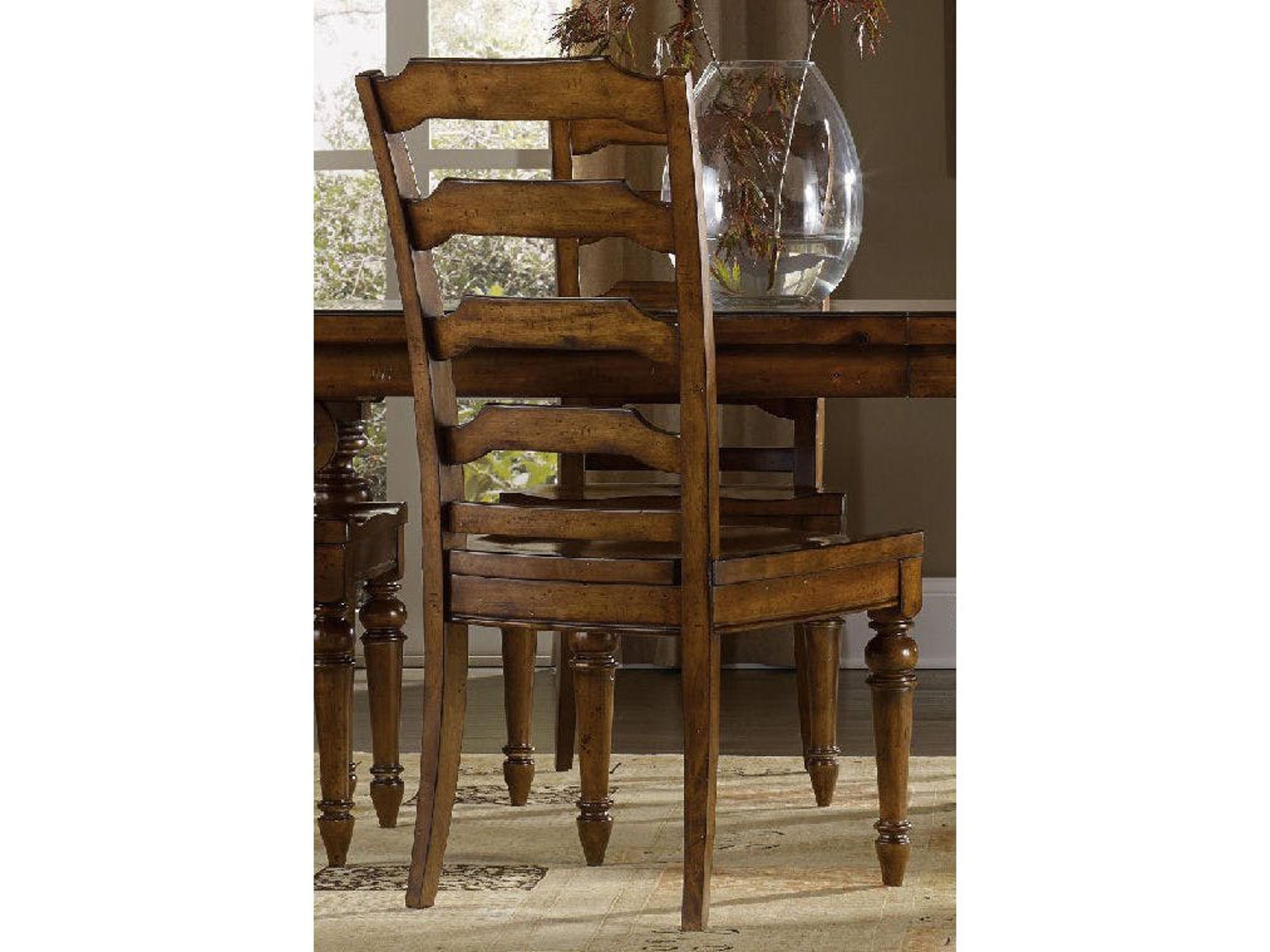Luxecor Heritage Alder Wood Brown Side Dining Chair