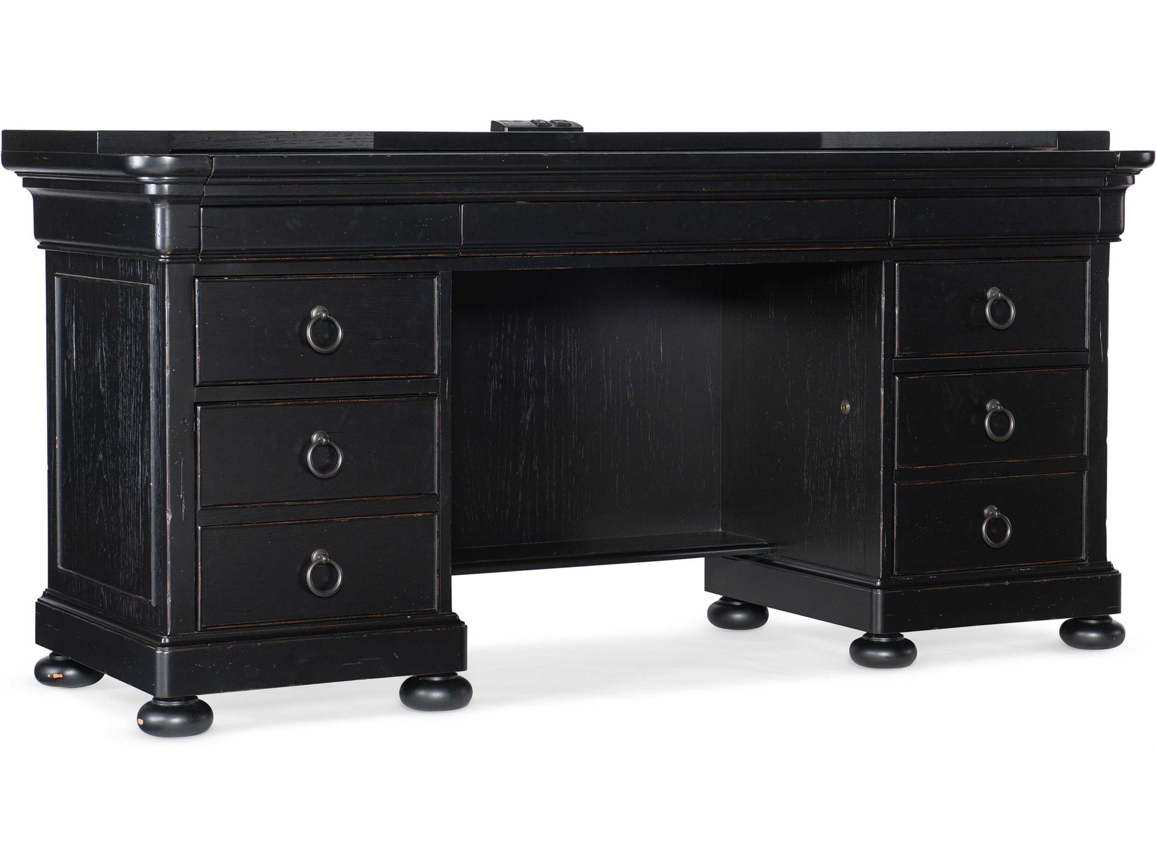 Work Your Way Bristowe Black Credenza Desk