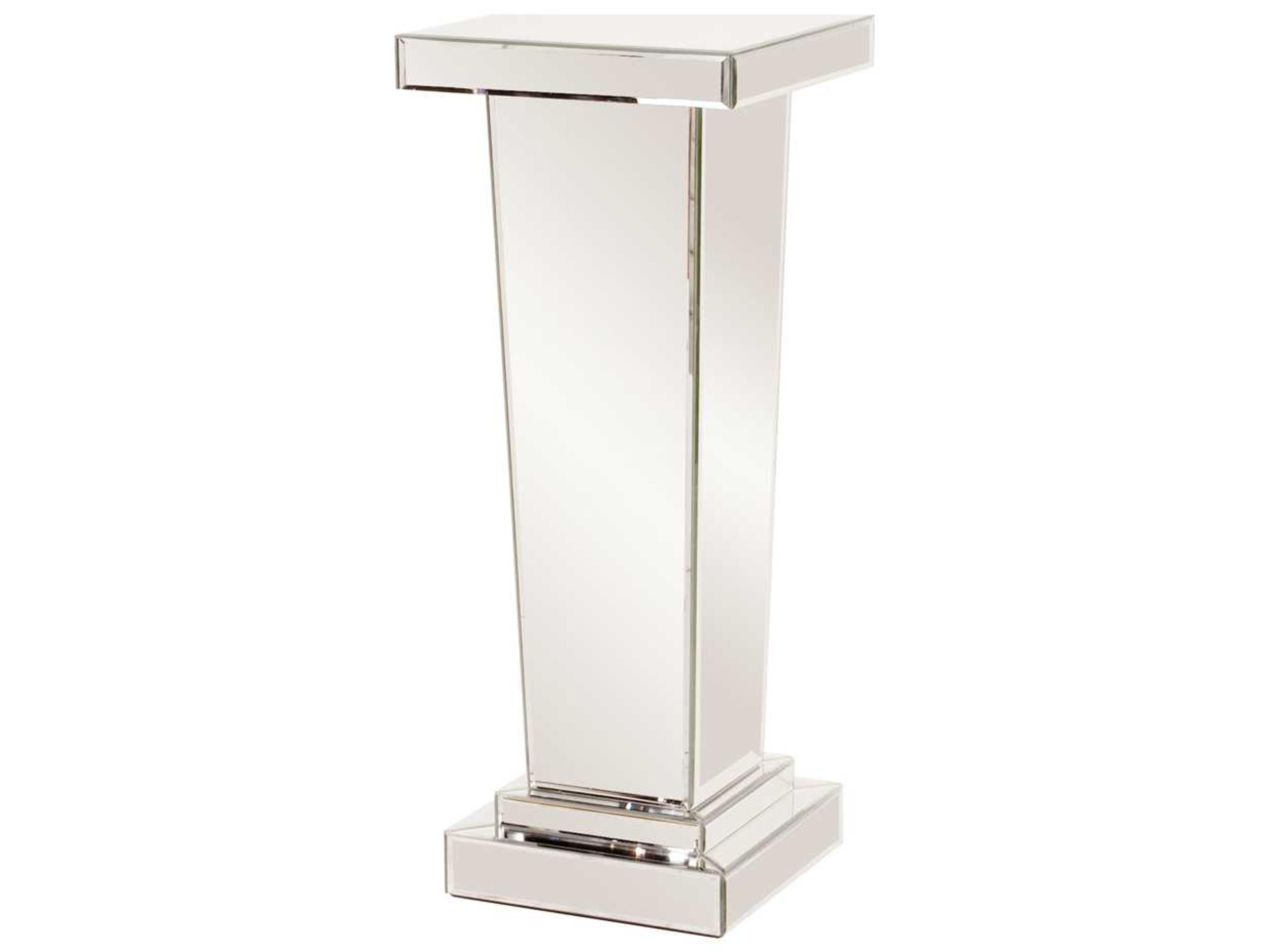 Carina Square Glass End Table