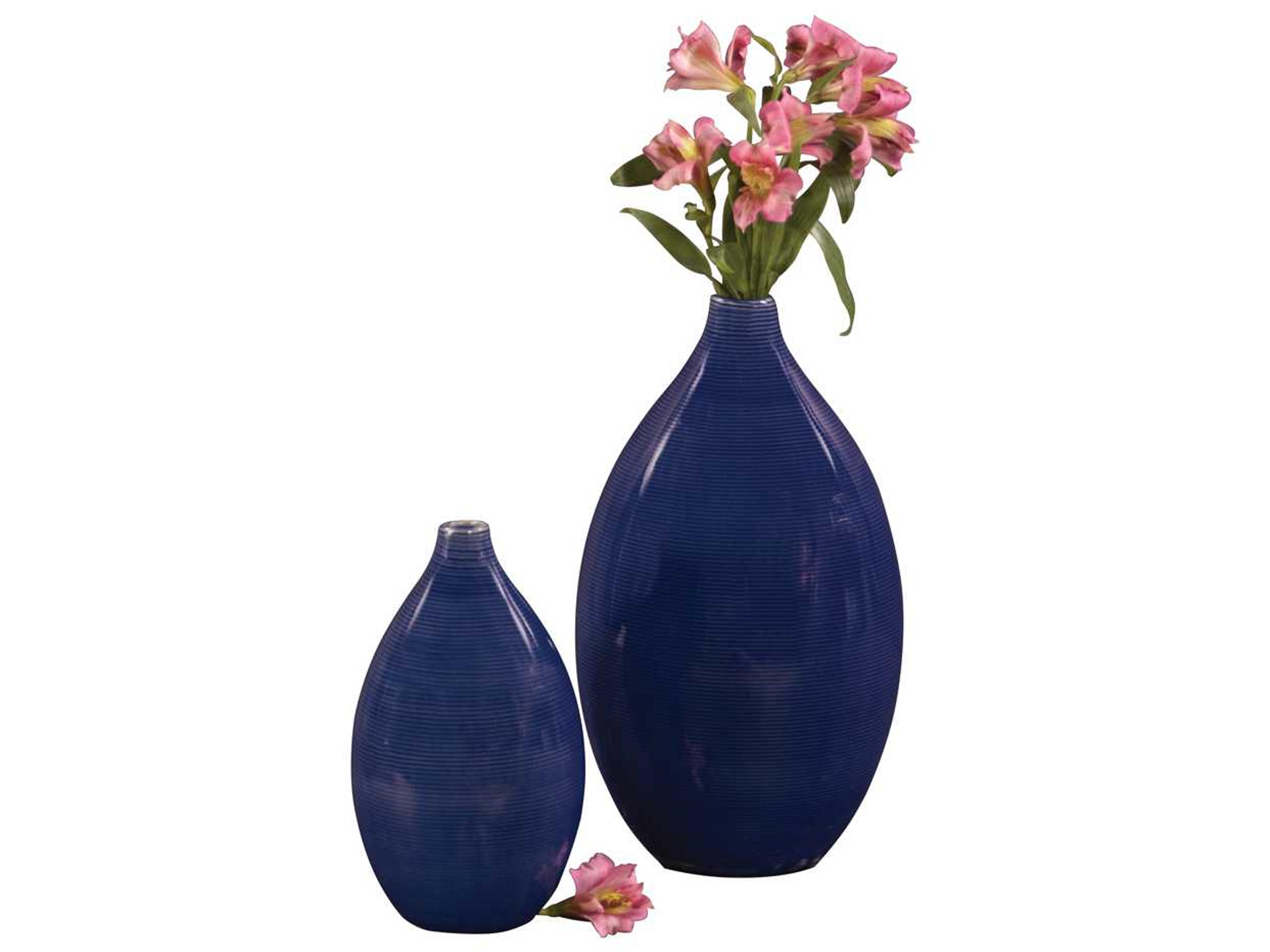 Howard Elliott Cobalt Blue 7 x 12 Blue Vase