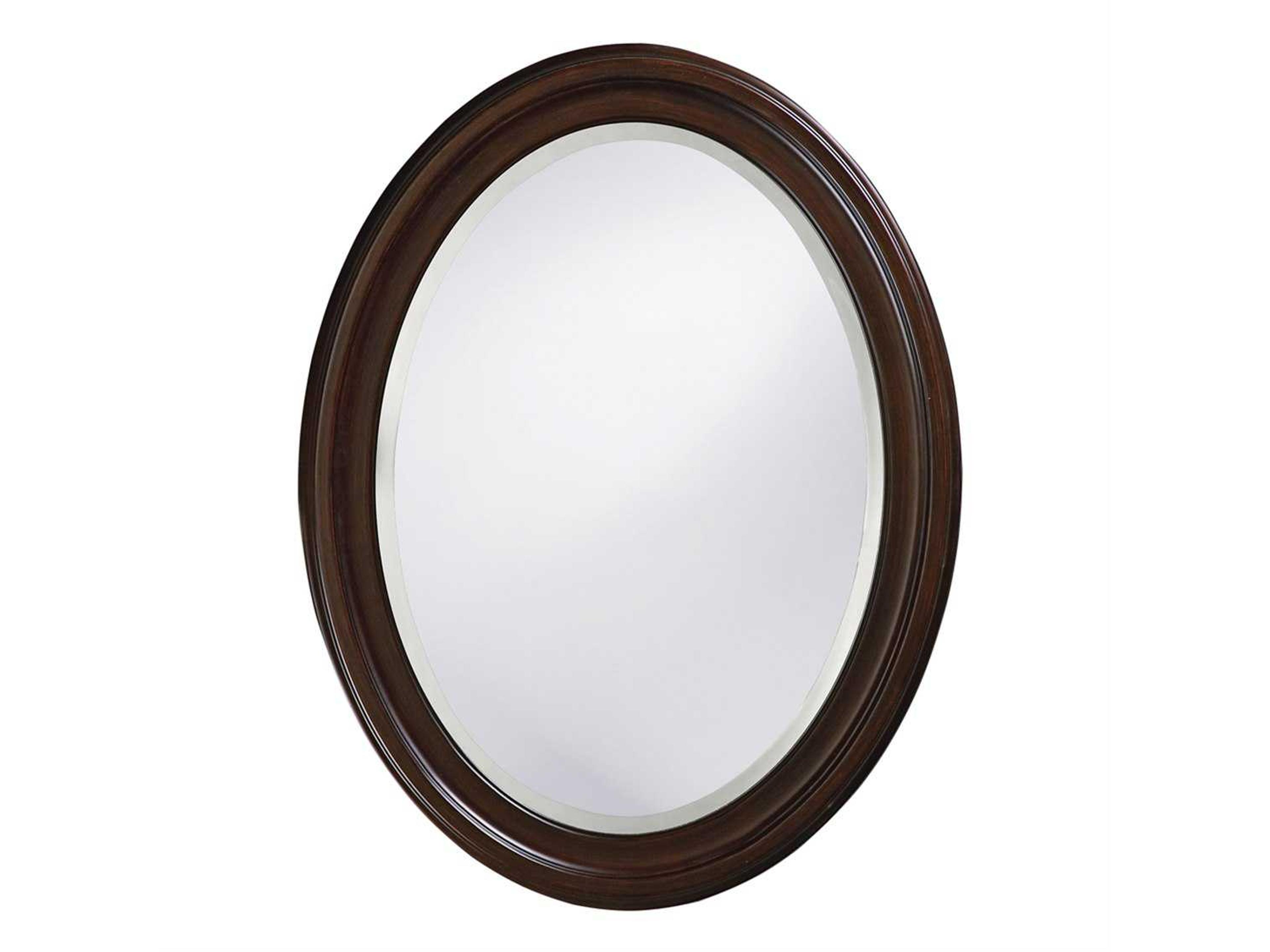 George Chocolate Brown Wall Mirror