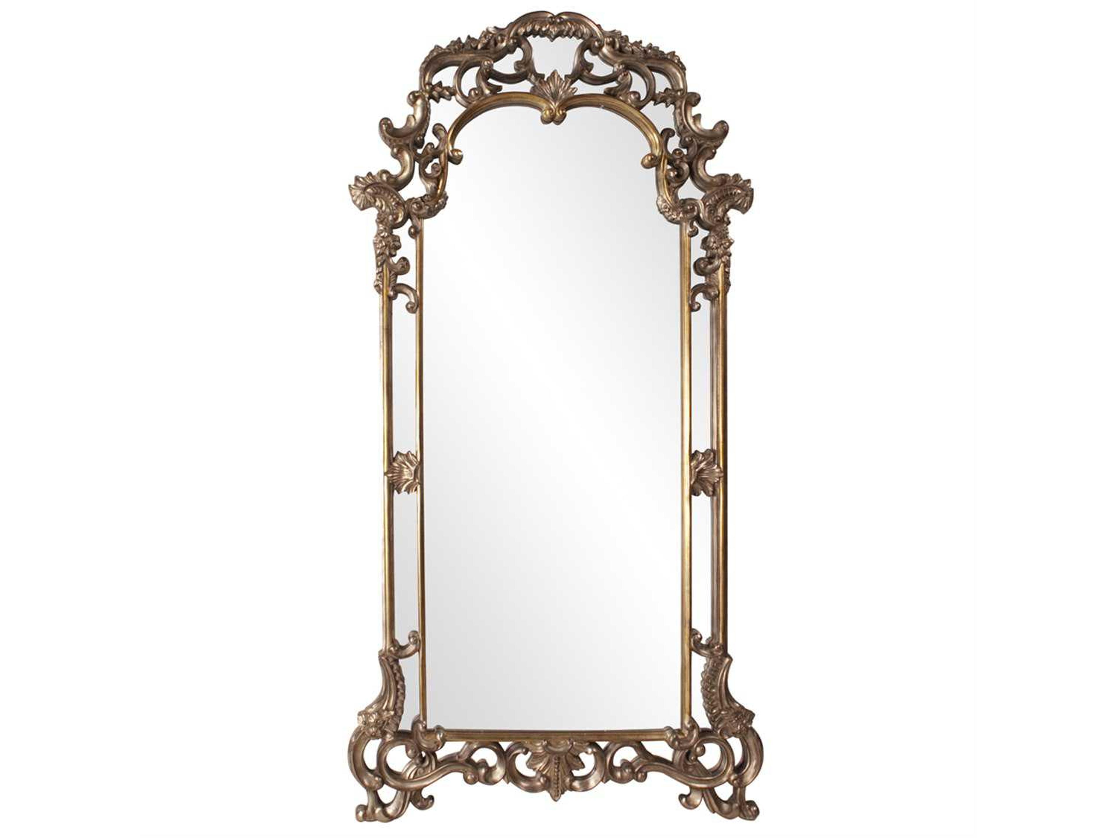 Imperial Mottled Bronze with Antique Silver Accents Mirror