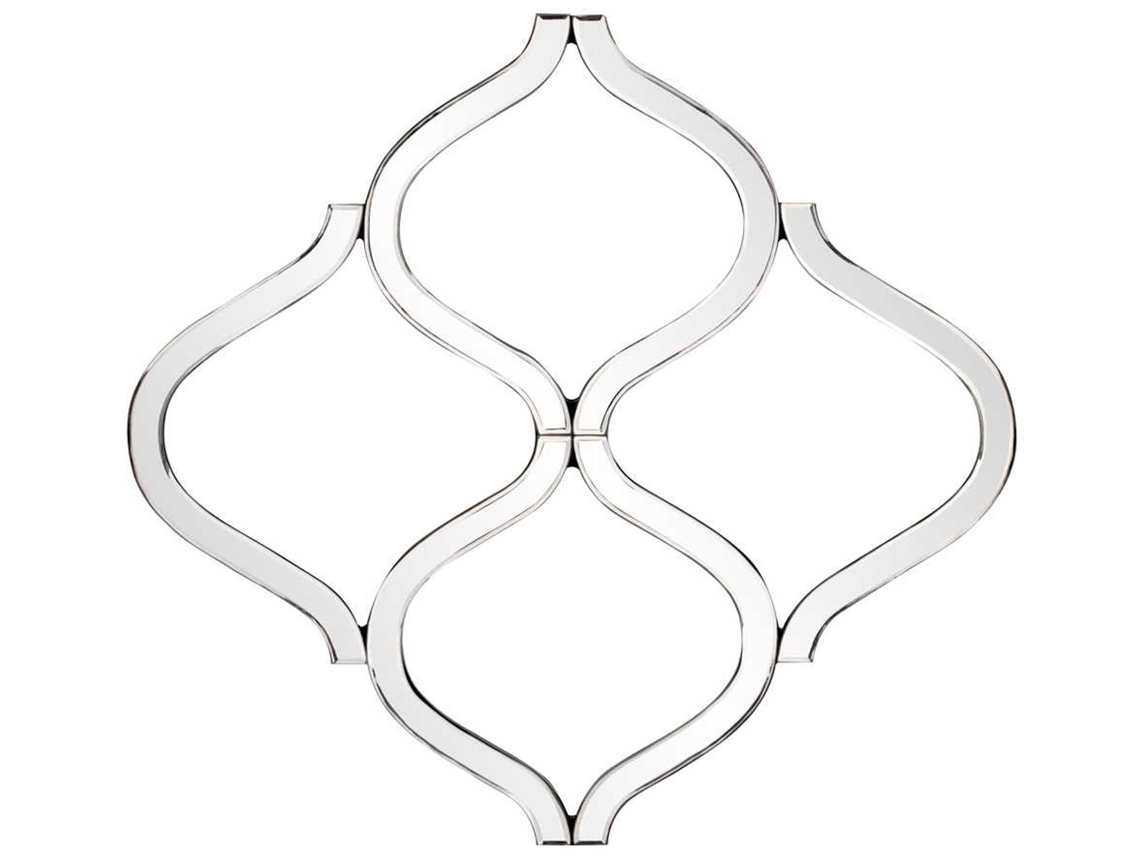 Lattice Abstract Wall Mirror