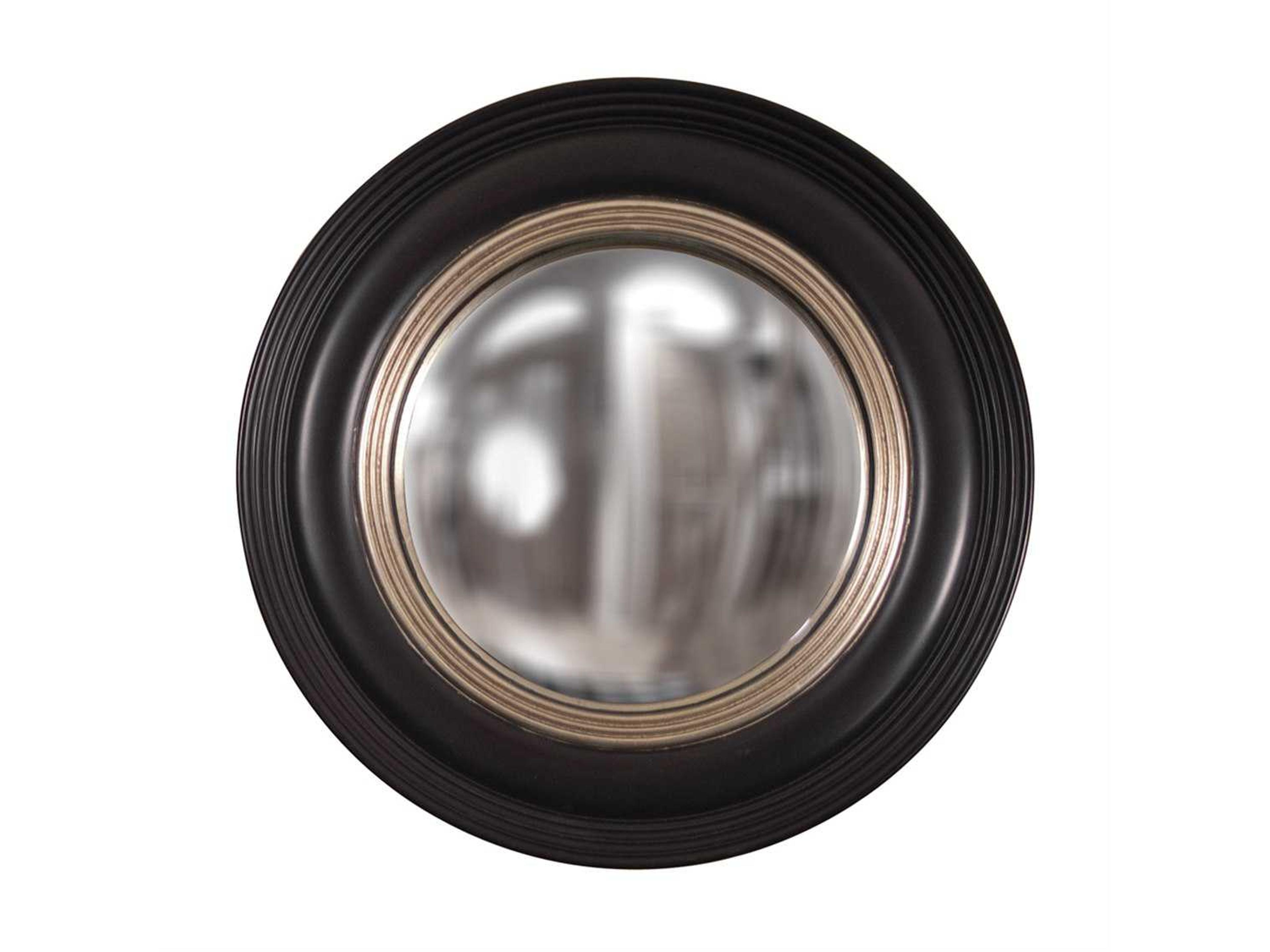 Howard Elliott Soho Round Black Wall Mirror
