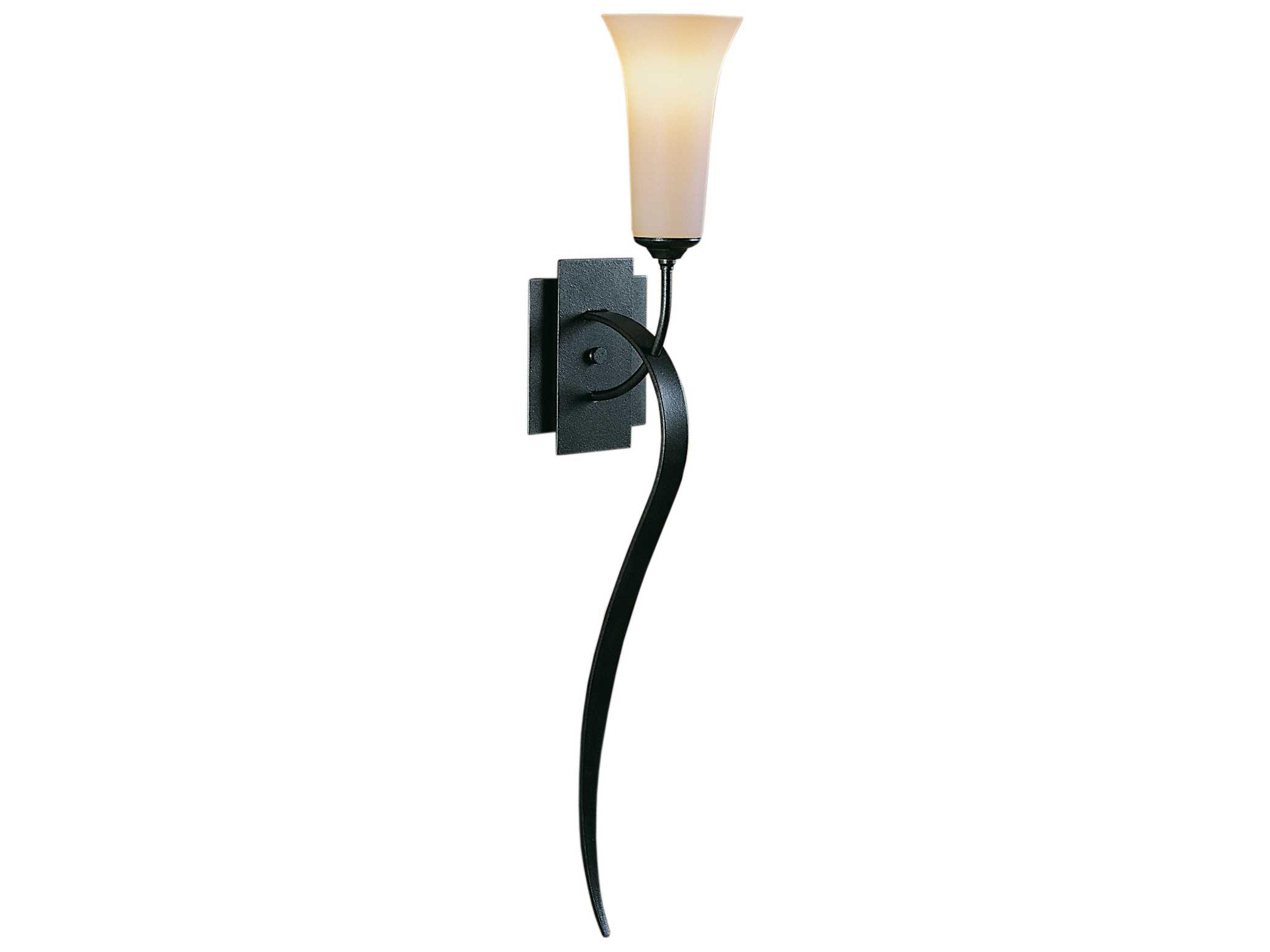 Sweeping Taper Wall Sconce Hand-Forged Steel