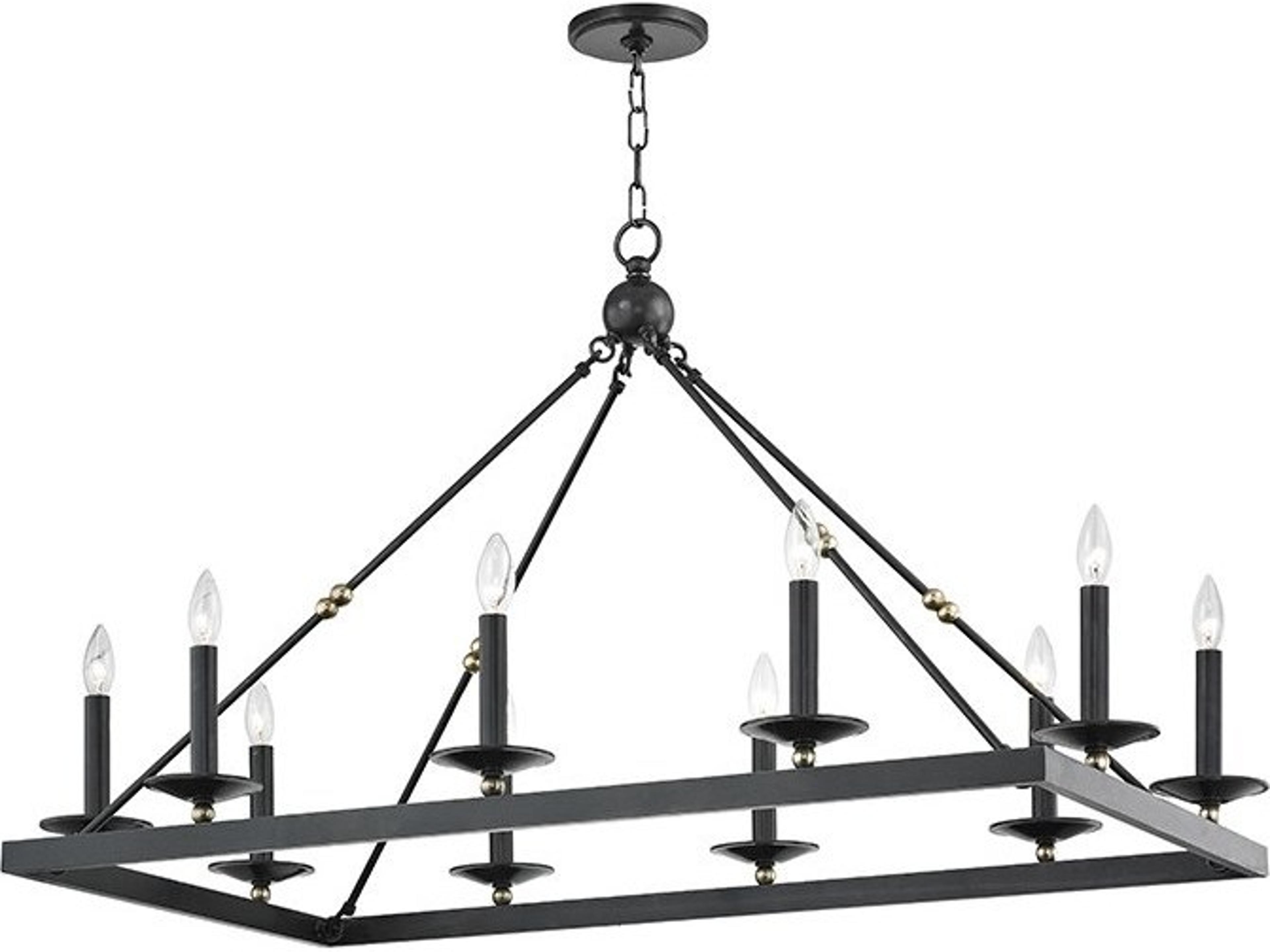Allendale 10-Light Aged Old Bronze Island Pendant