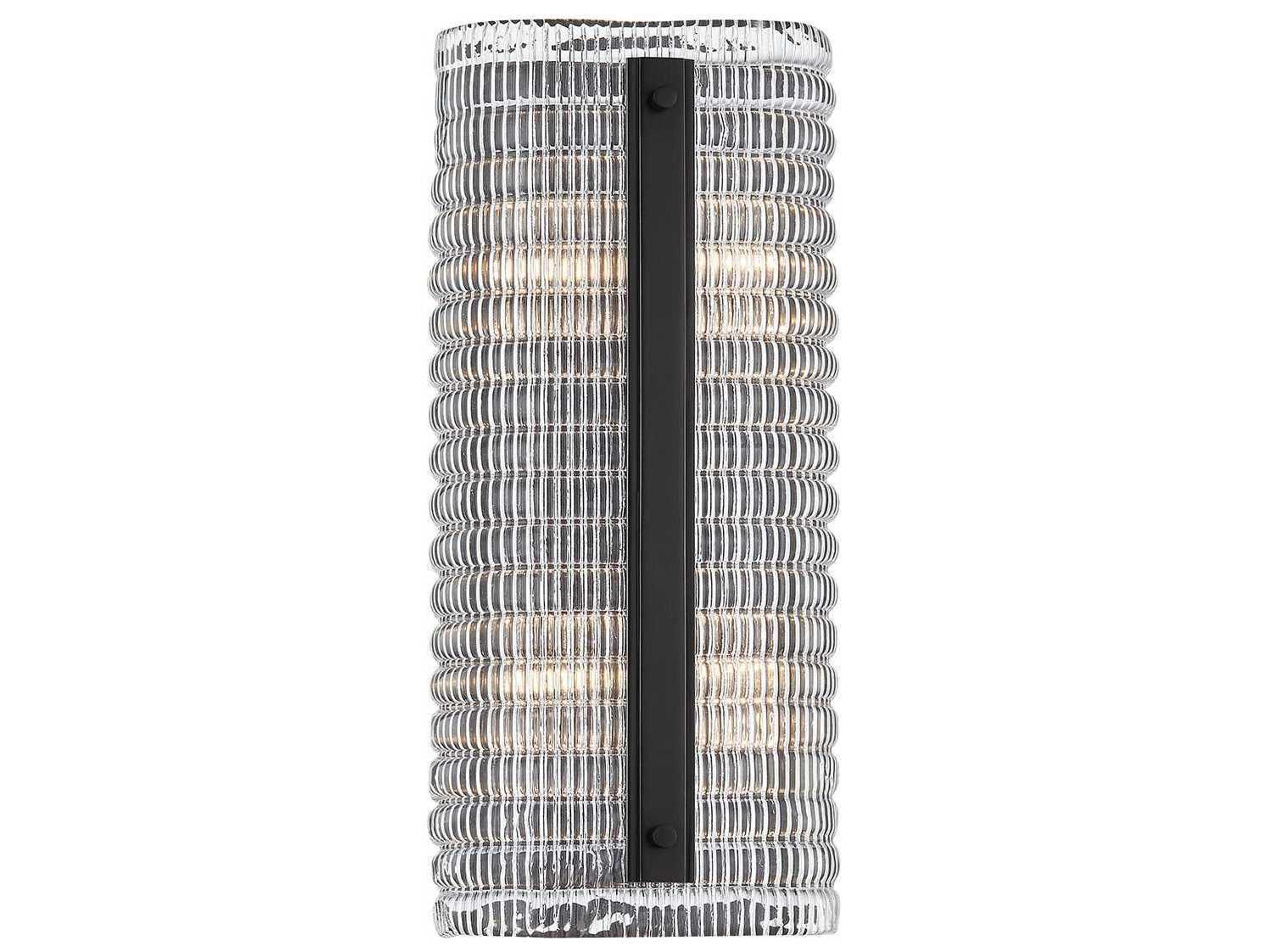 Athens 4-Light Old Bronze Glass Wall Sconce