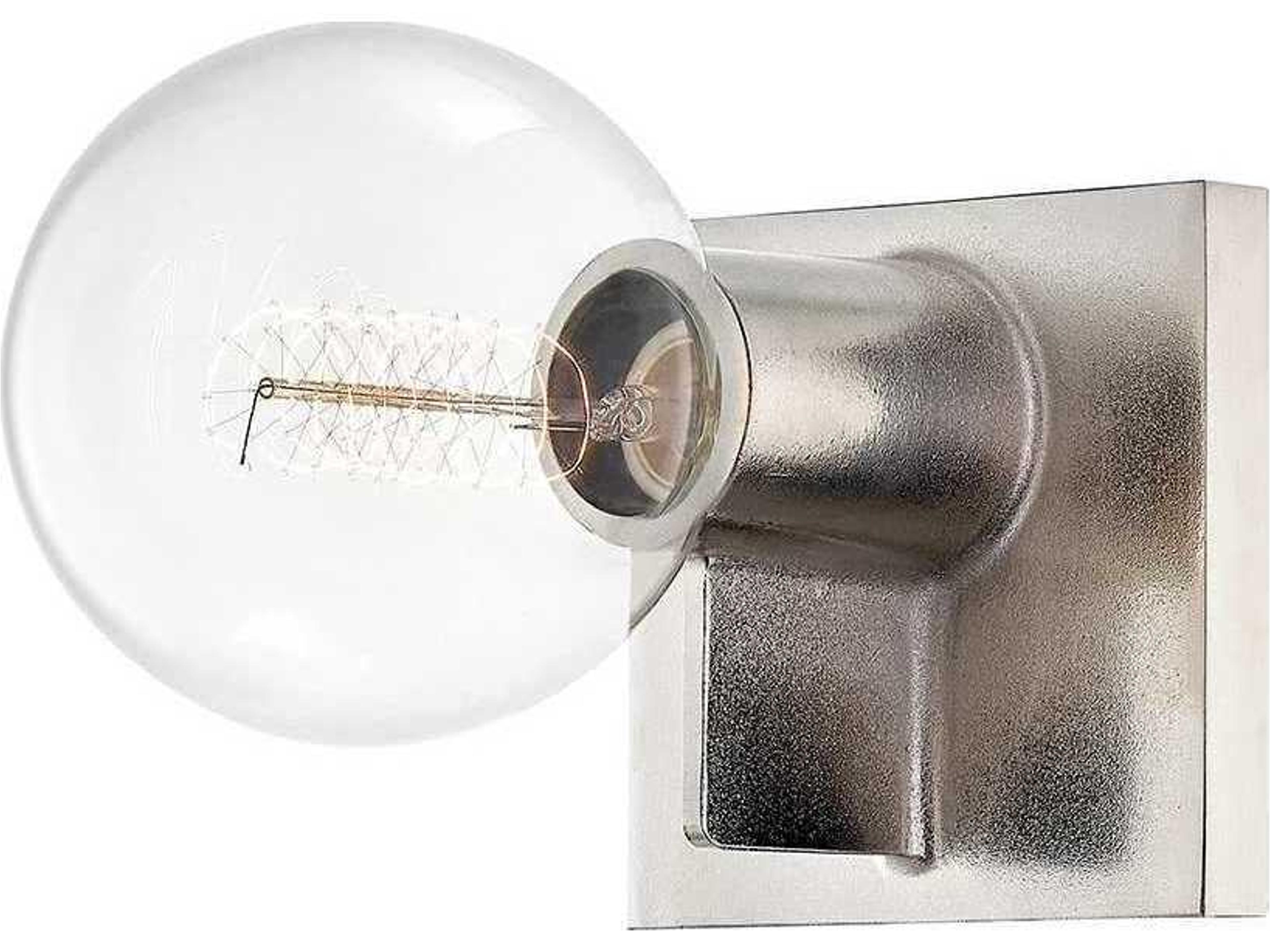 Bodine 1-Light Burnished Nickel Wall Sconce