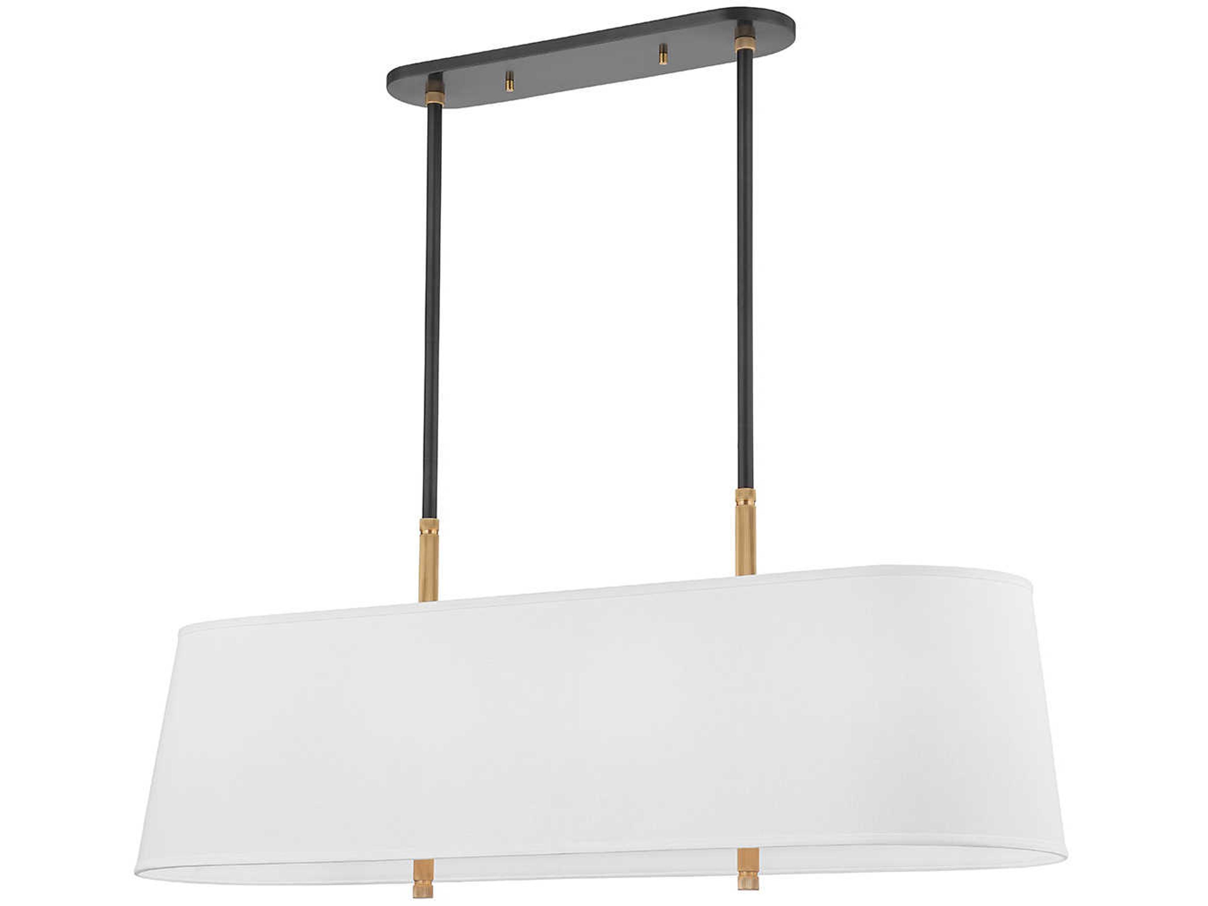 Bowery 8-Light Aged Old Bronze Island Pendant