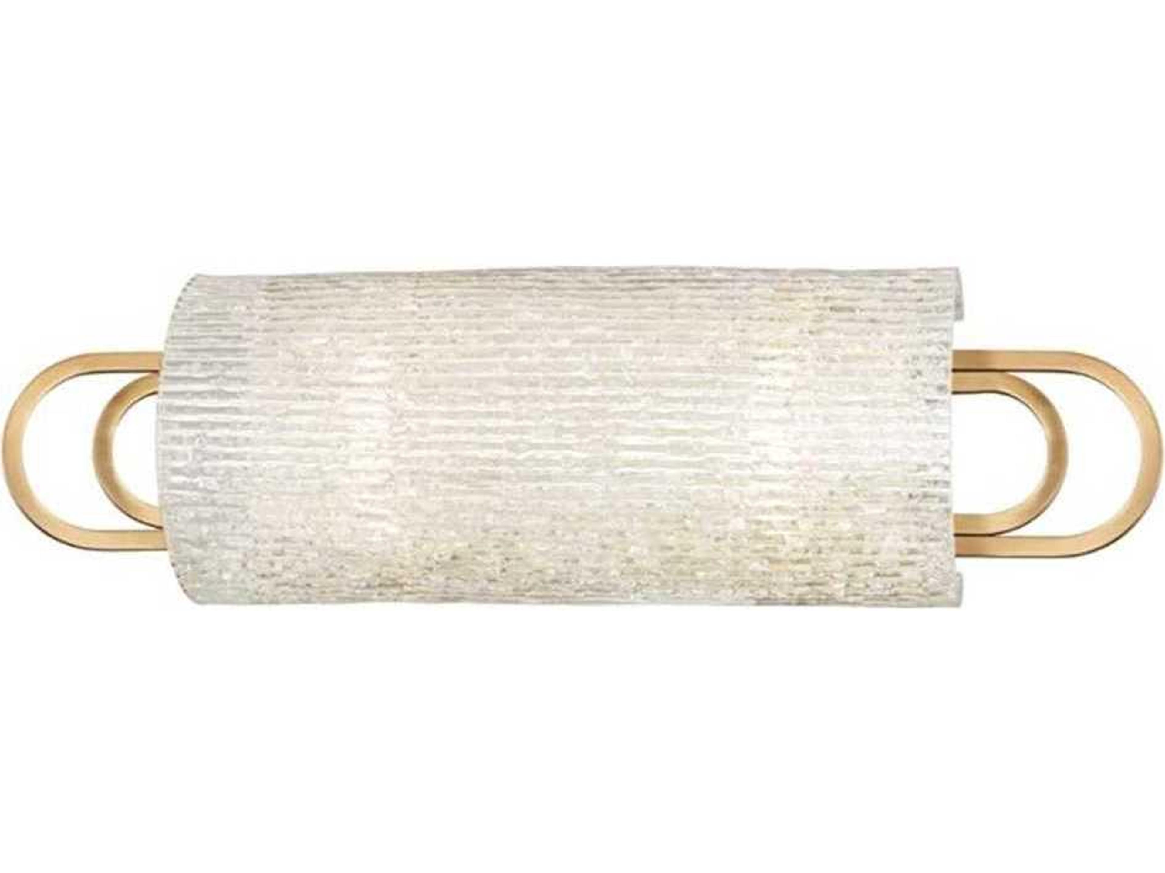 Buckley 2-Light Aged Brass Clear Glass Vanity Light