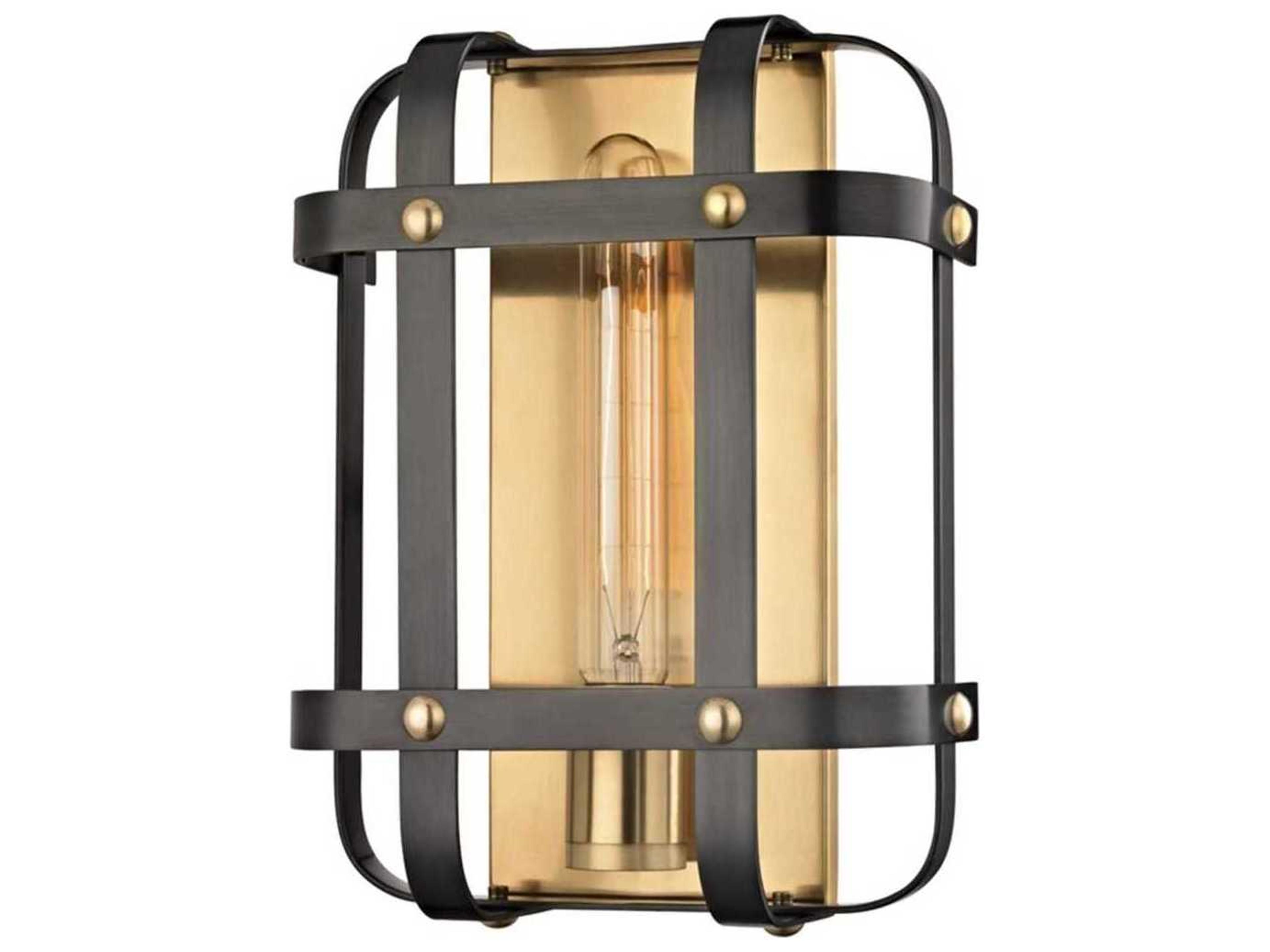 Colchester 1-Light Aged Old Bronze Brass Wall Sconce