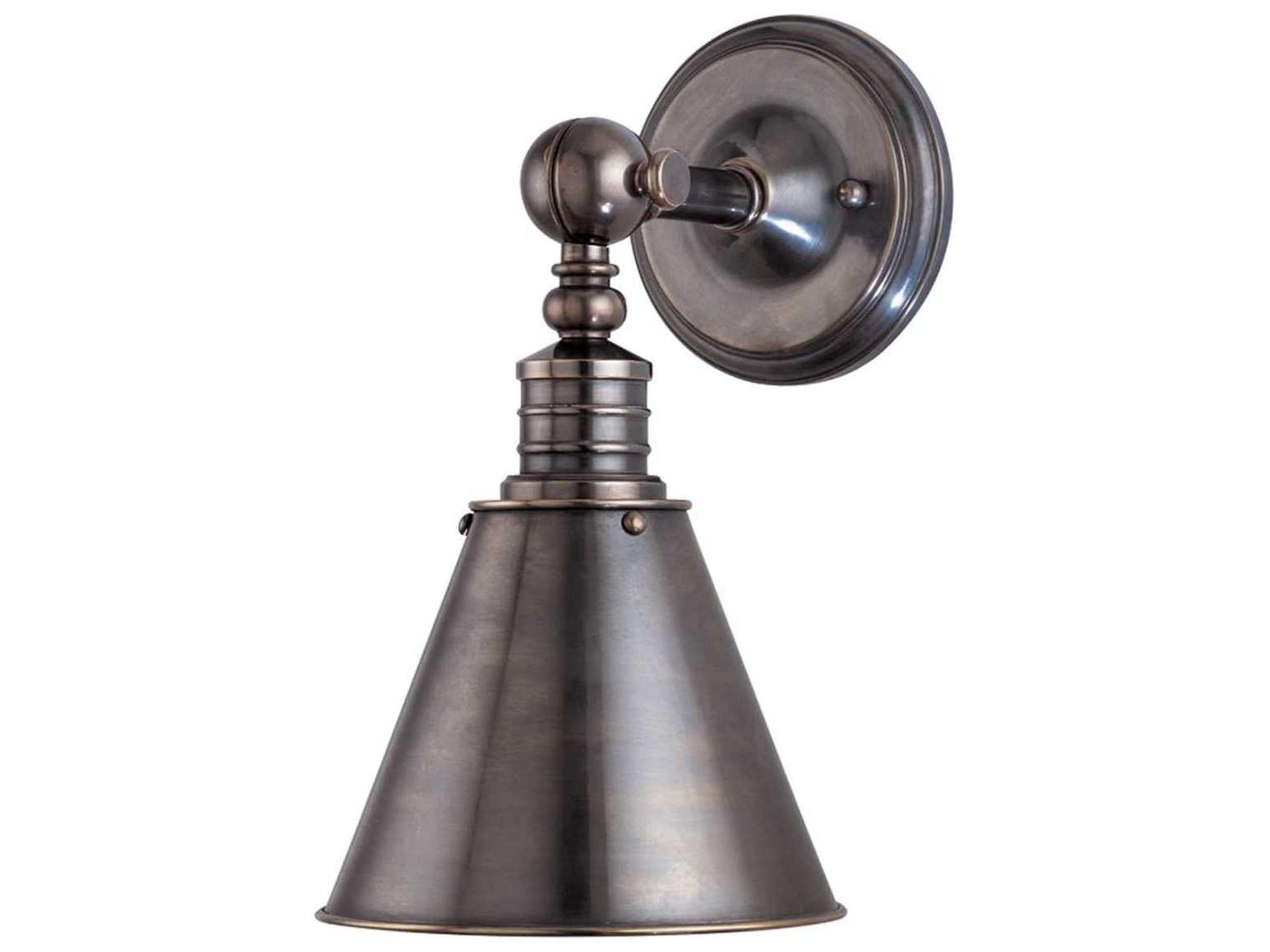 Darien 1-Light Distressed Bronze Wall Sconce