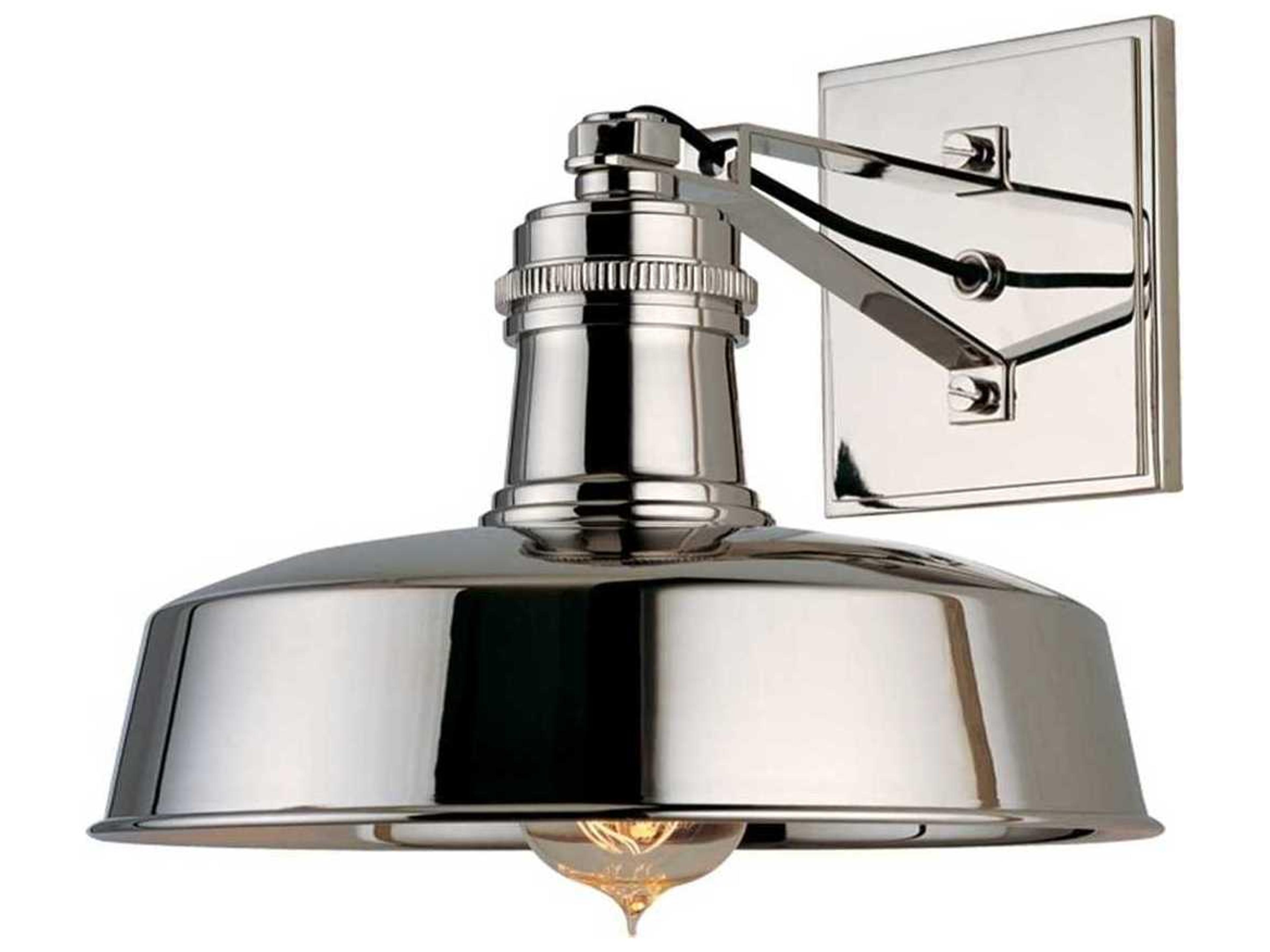 Falls 1-Light Polished Nickel Wall Sconce