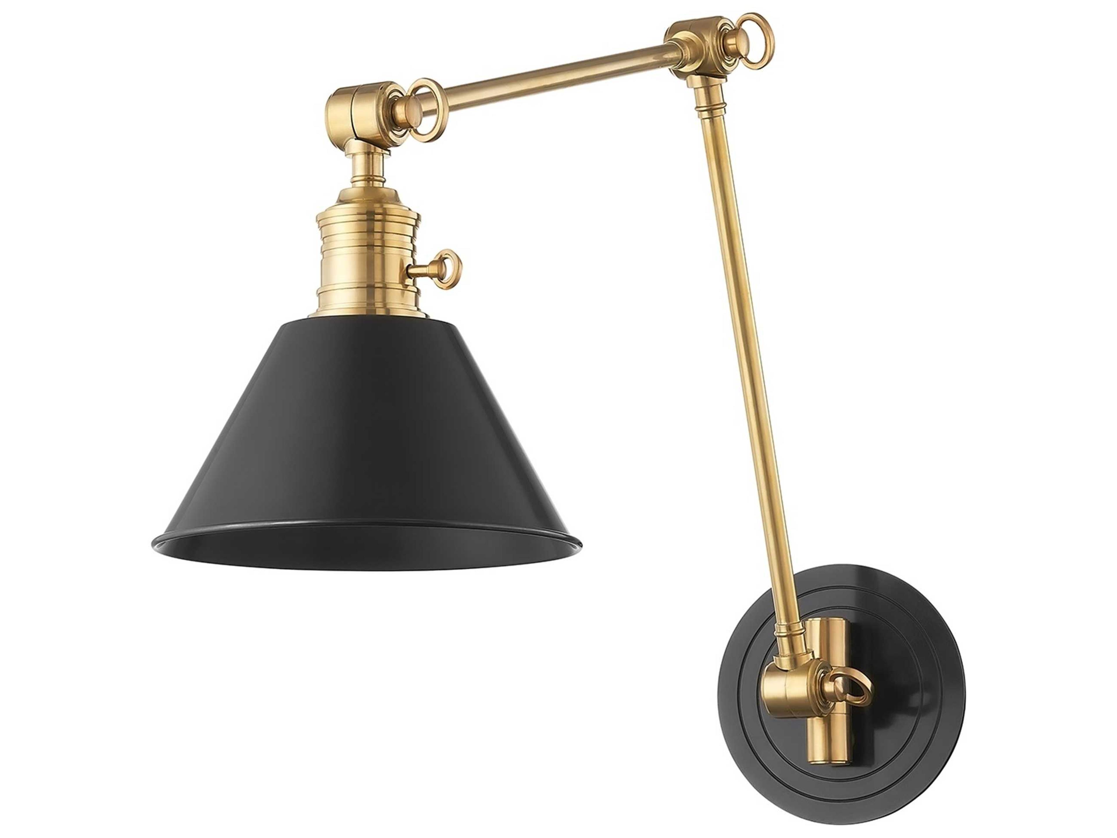 Lighting Garden City Swing Arm Wall Sconce Aged Old Bronze