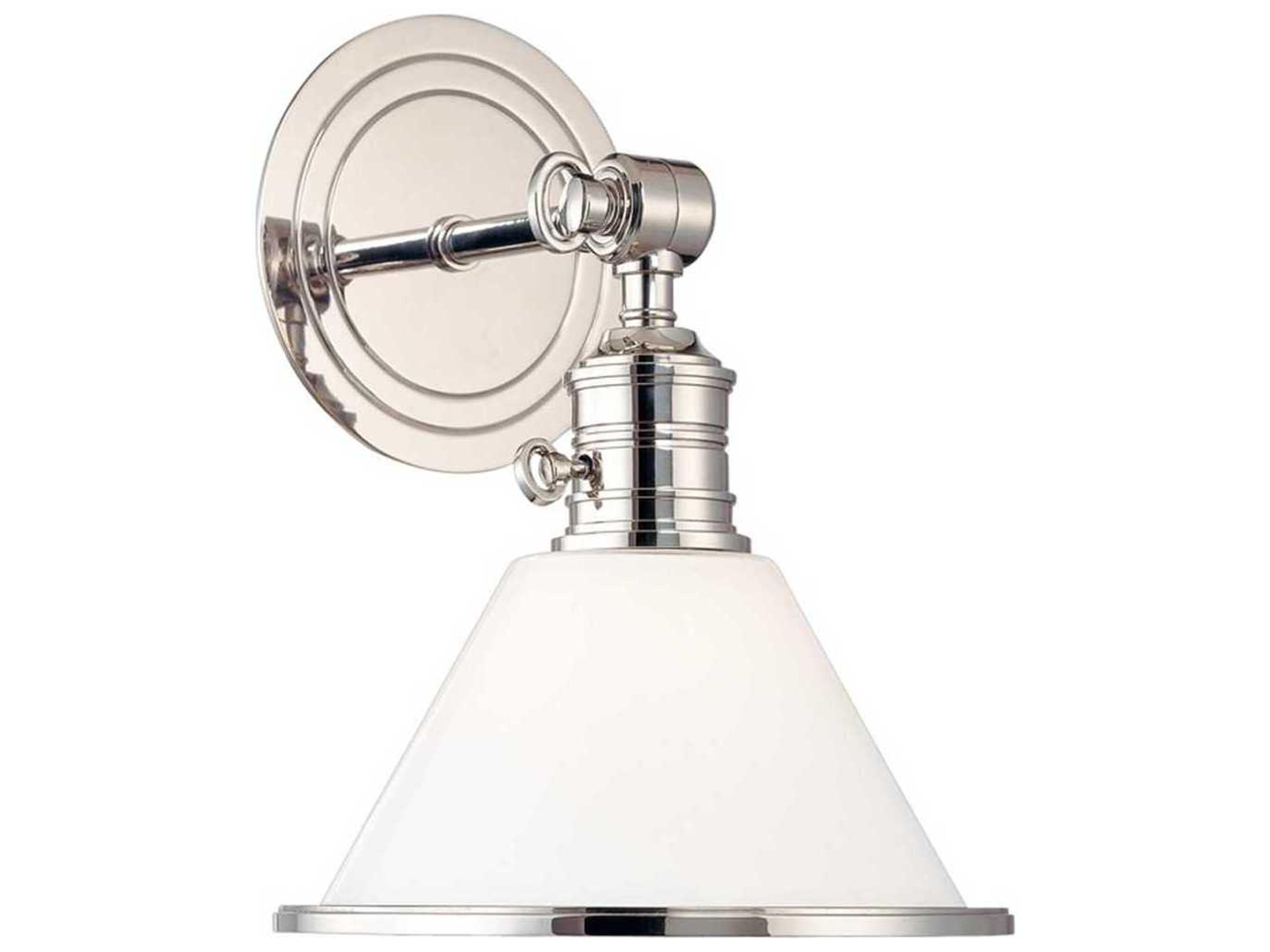 Garden City Wall Sconce Polished Nickel Vintage Light