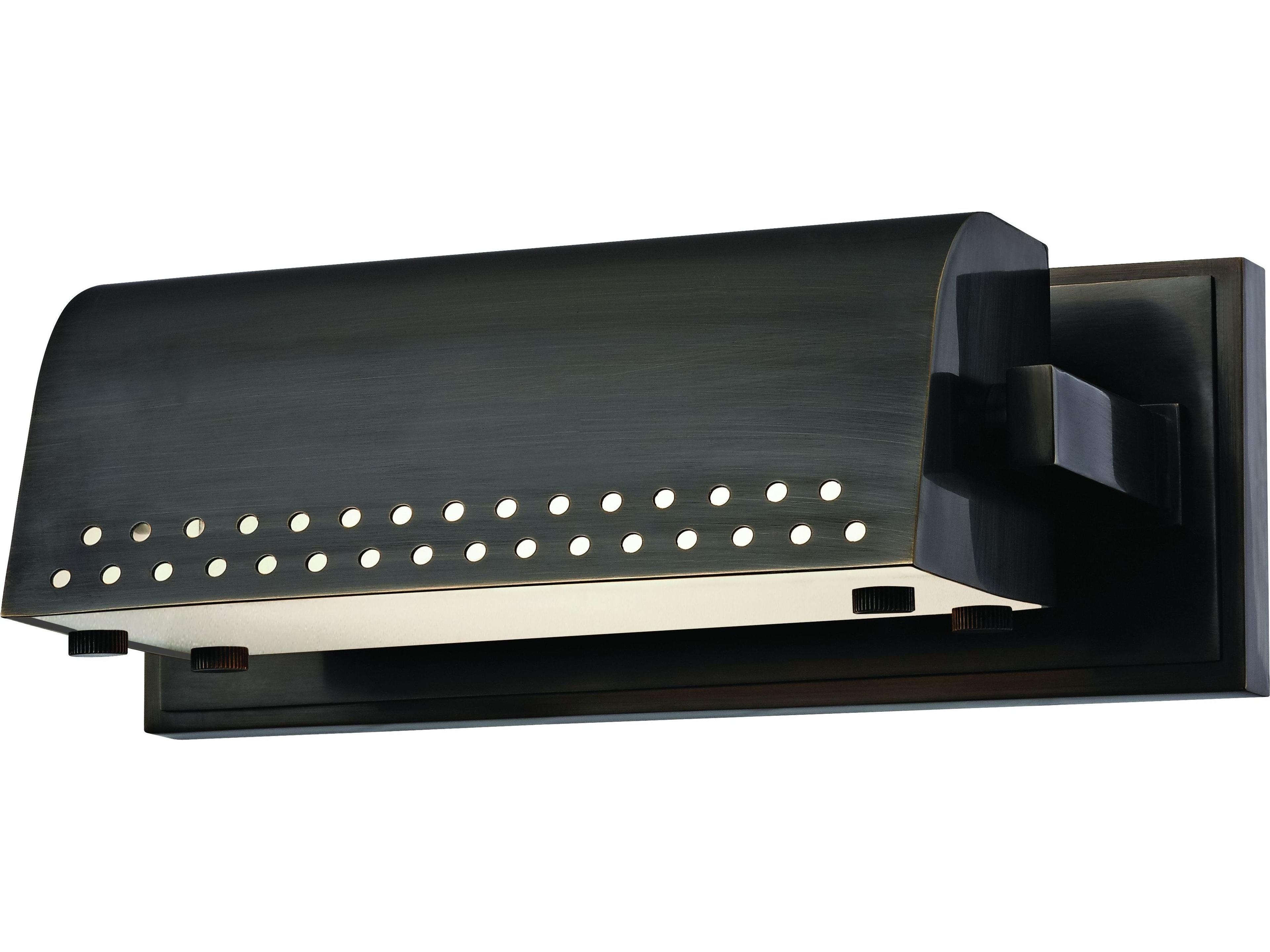 Garfield 1-Light Distressed Bronze LED Picture Light