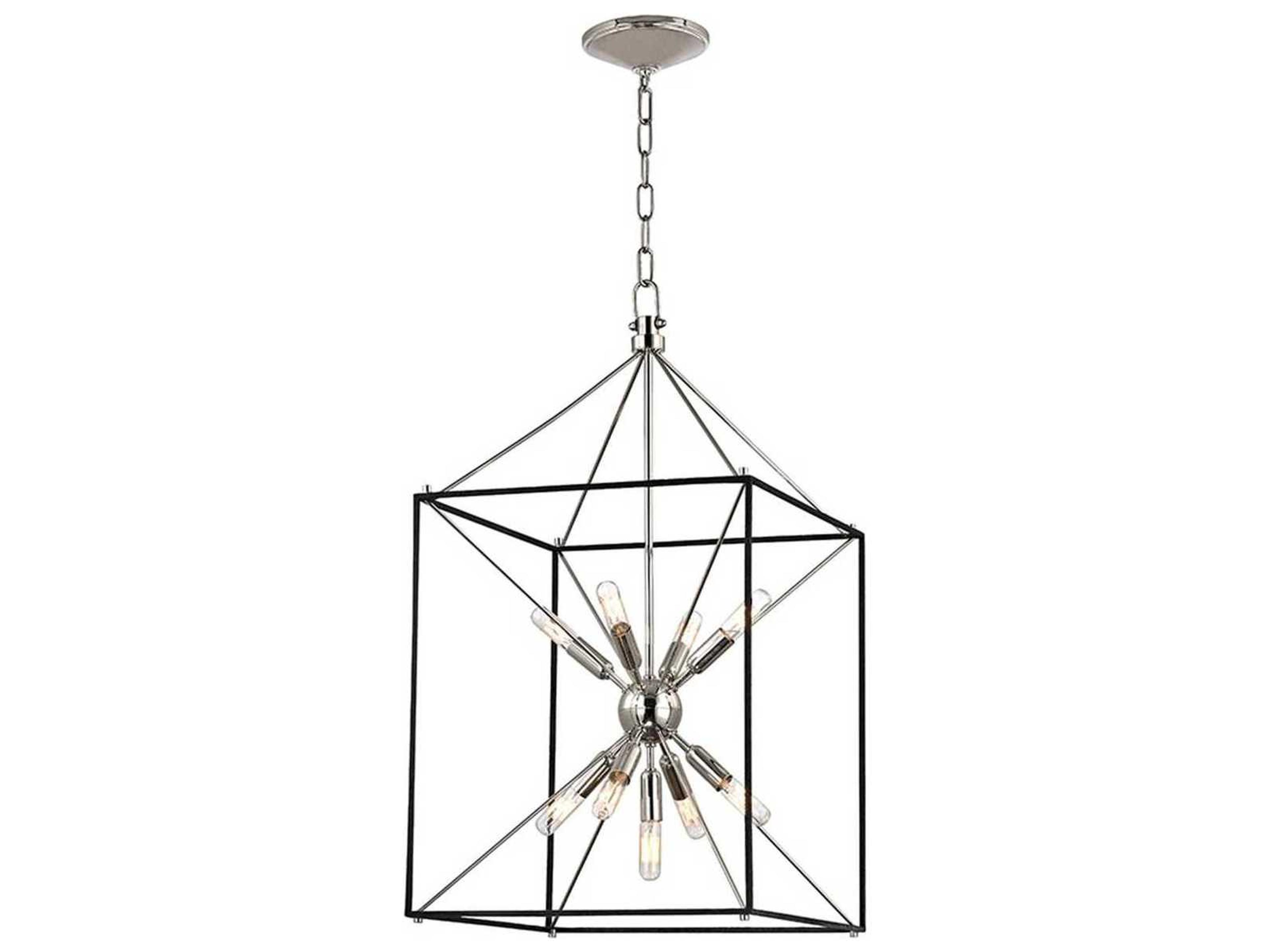 Hudson Valley Glendale 9-Light Polished Nickel Pendant