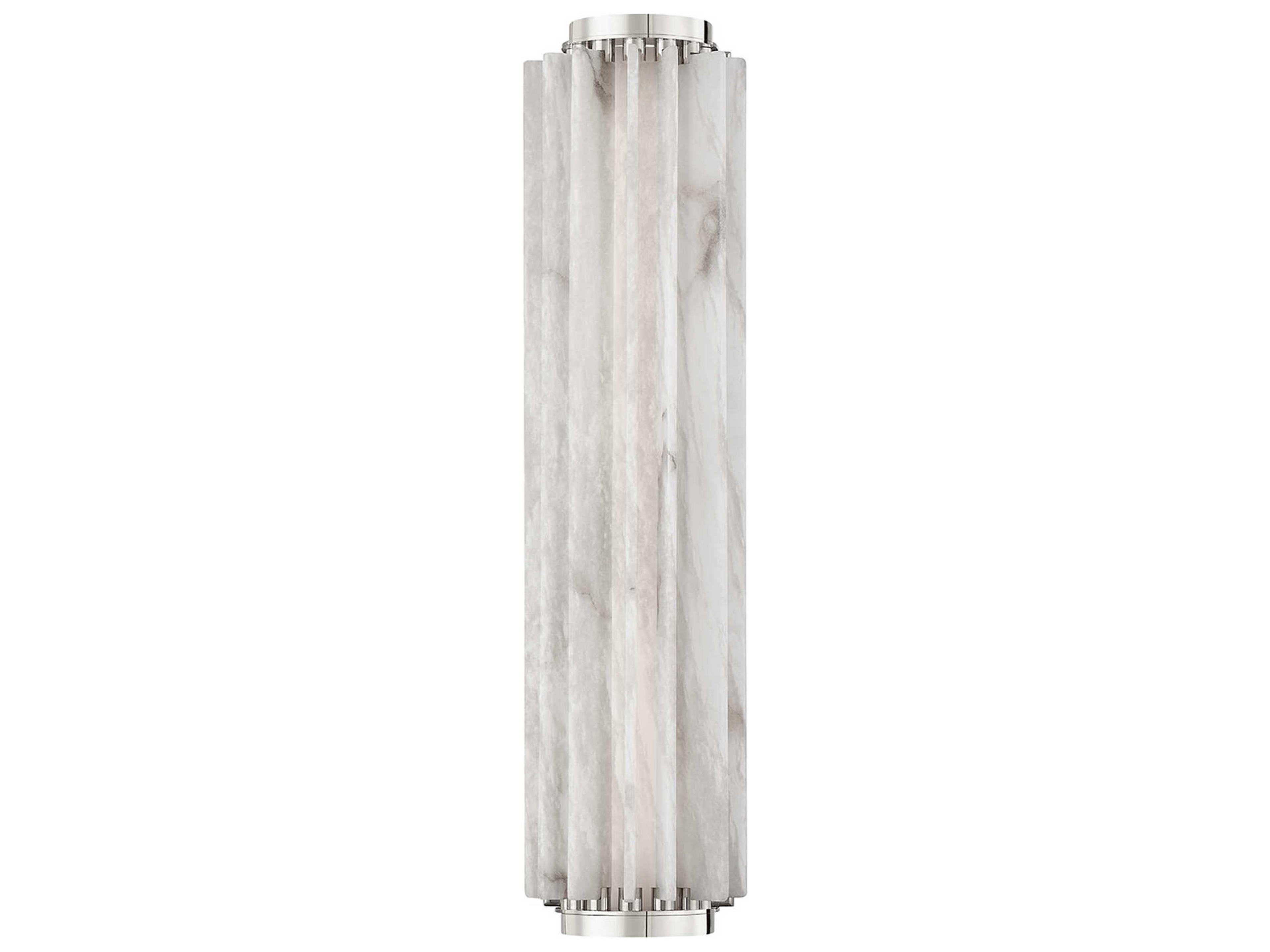 Hillside 1-Light Polished Nickel Glass LED Wall Sconce