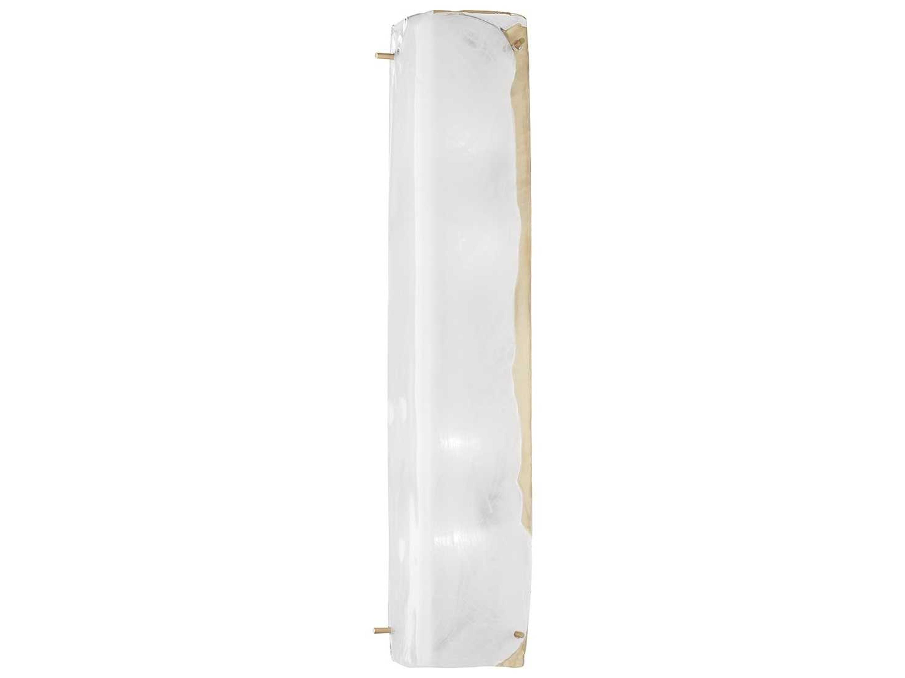 Hines 4-Light Aged Brass Glass Wall Sconce