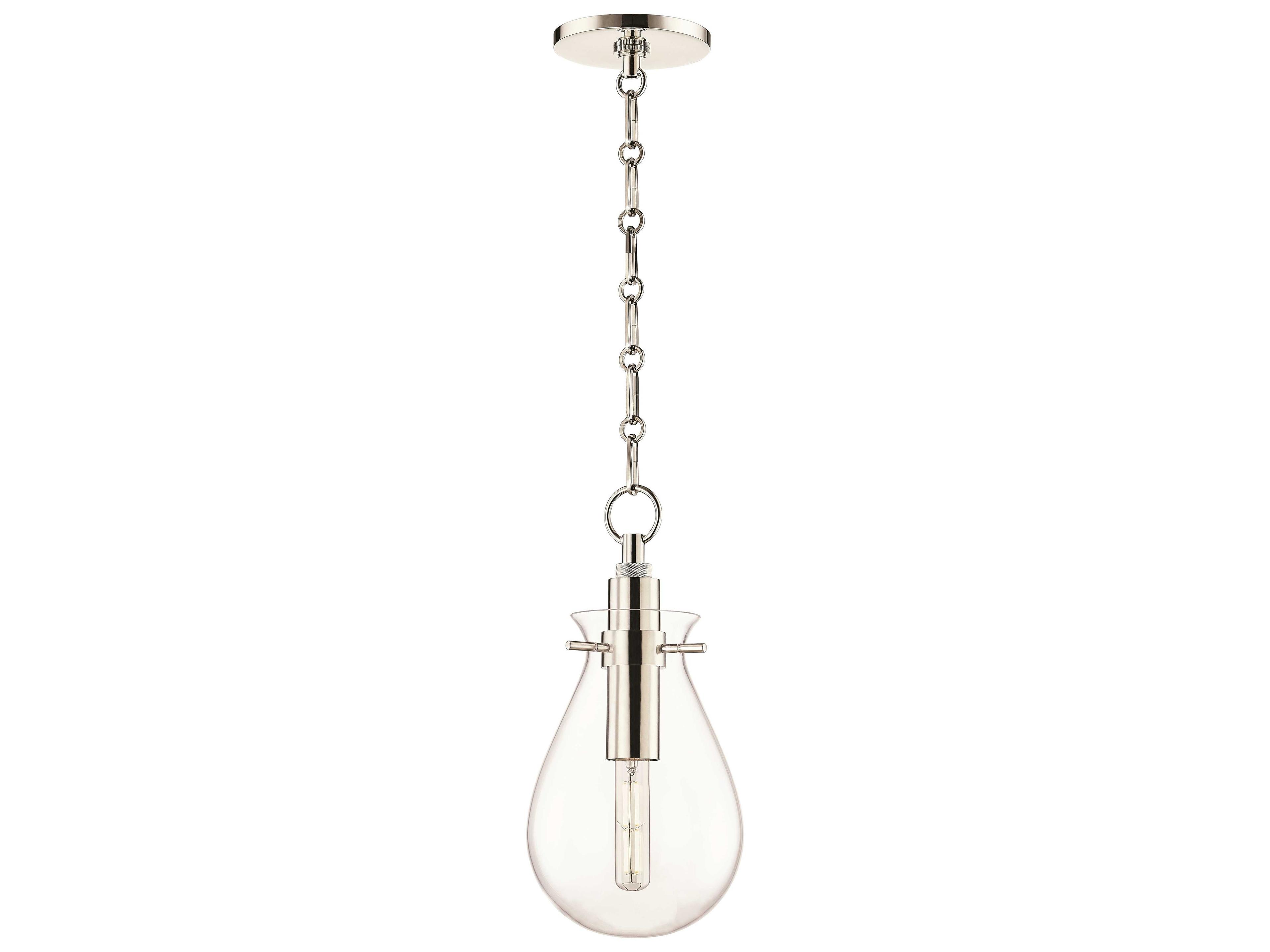 Ivy Pendant Light in Polished Nickel Modern