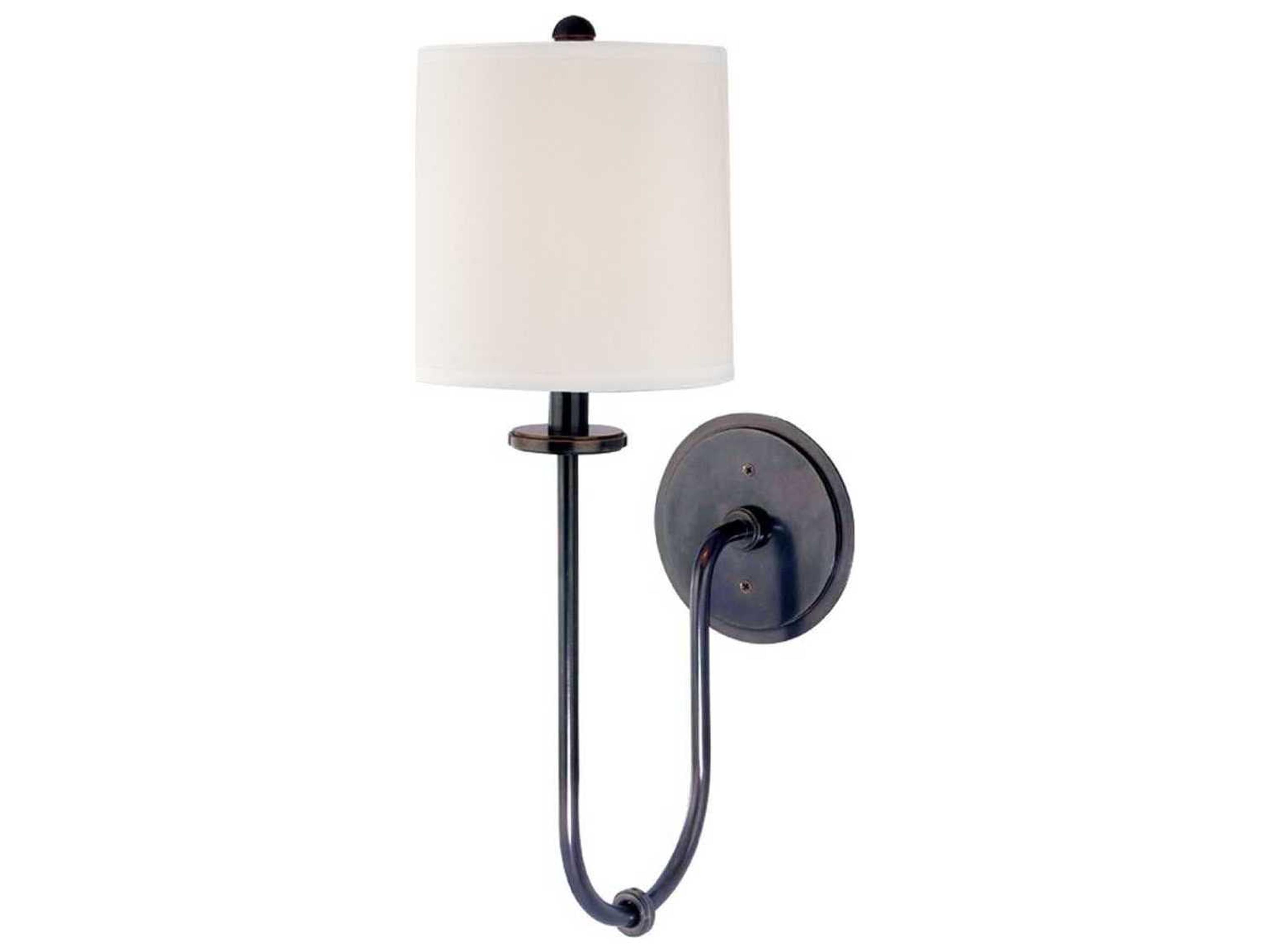 Jericho 1-Light Old Bronze Off White Wall Sconce